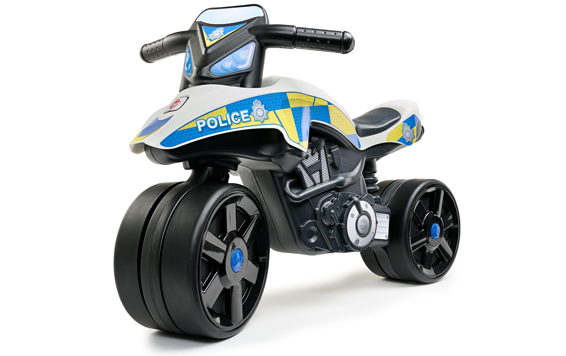 Falk Lauflernhilfe »Motobike Polizei« Police Ride-On für Drinnen und Draussen