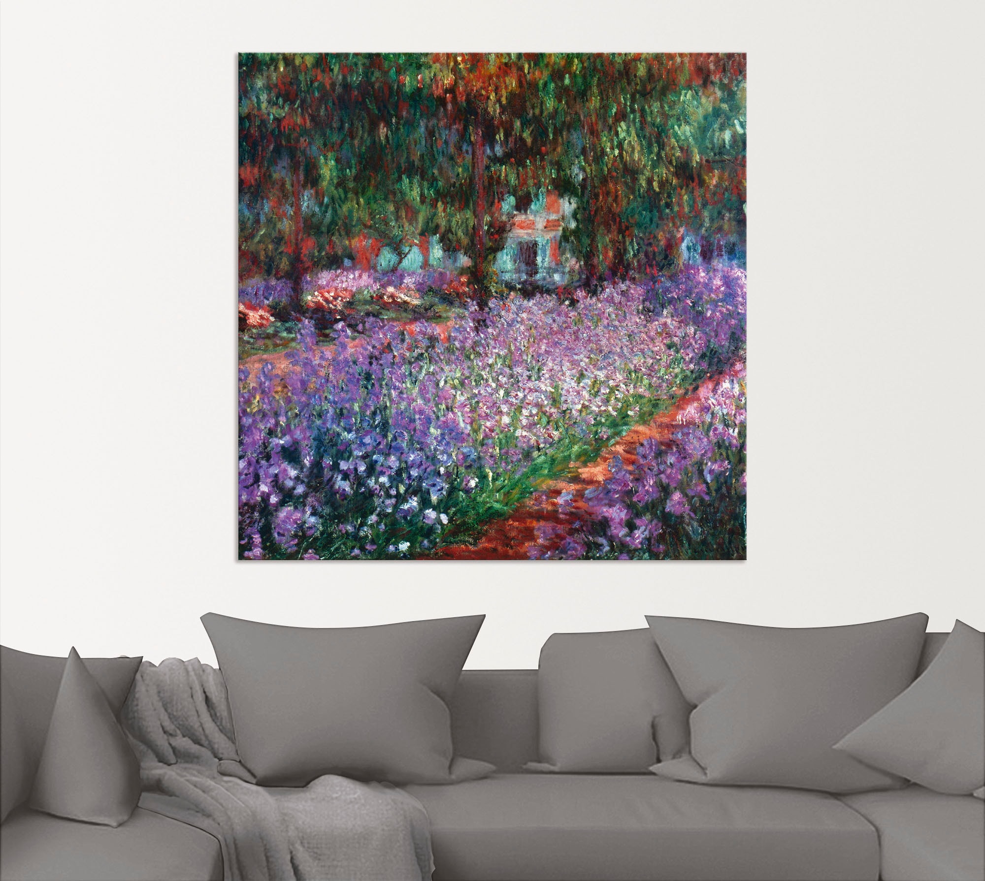 Artland Fresque murale »Der Garten des Künstlers bei Giverny« 1 cuis tlg. als Alubild, Leinwandbild in verschied. Grössen