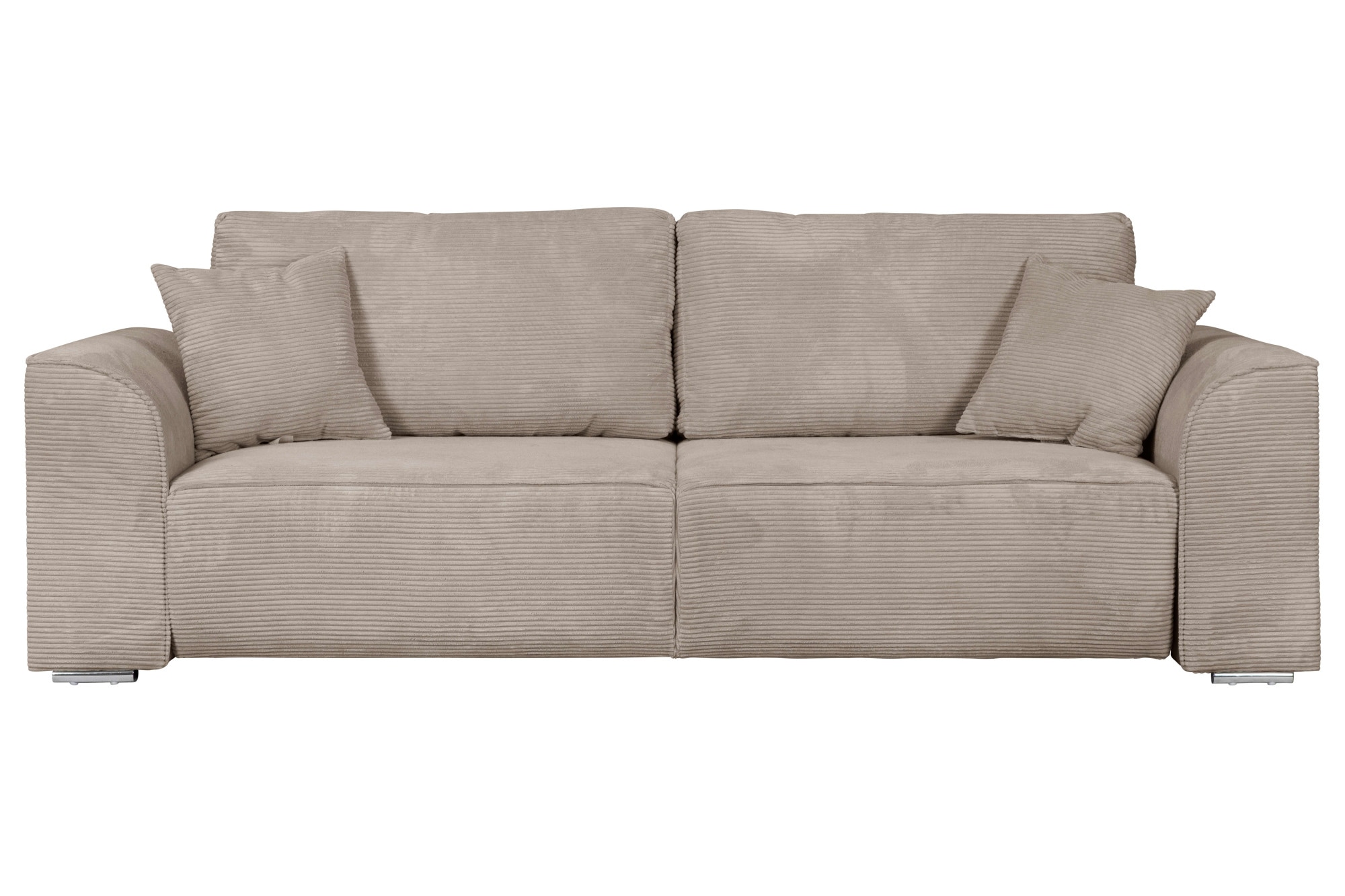 GOODproduct 3-places »BEATRICE, B: 250 cm - wahlweise mit Bettfunktion« u. Bettkasten, incl. 2 Zierkissen