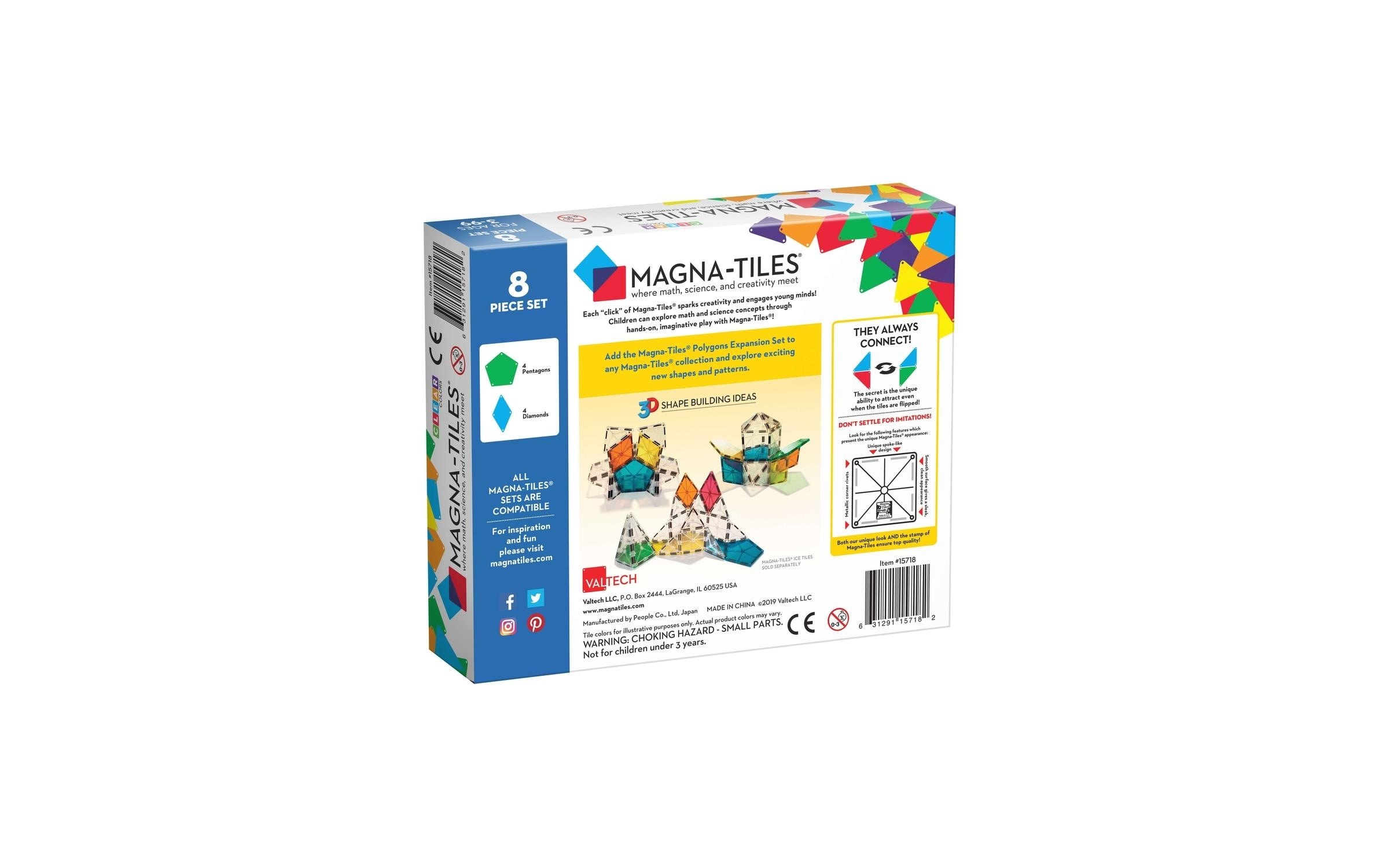  Steinbaukasten »Magna-Tiles Polygone Erweiterungsset«