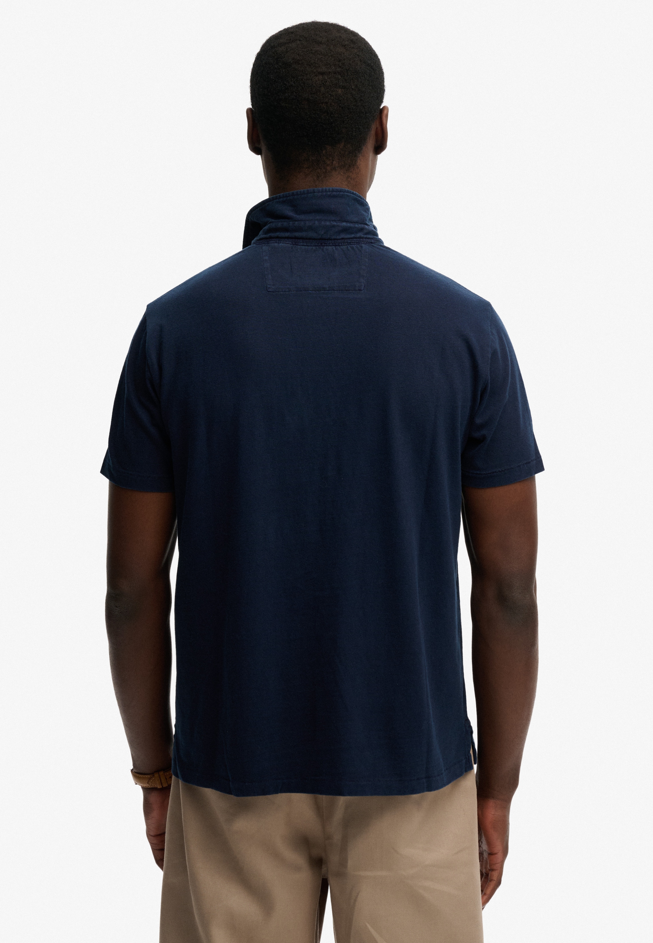 Superdry Polo »CLASSIC COTTON LINEN POLO« en superbe mélange coton-lin