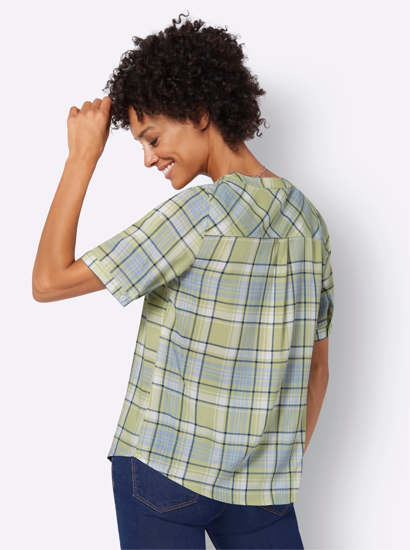 Casual Looks Blouse à carreaux