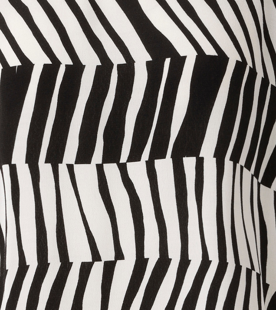 Aniston CASUAL Schlupfbluse mit extravagantem Streifenmuster - NEUE KOLLEKTION