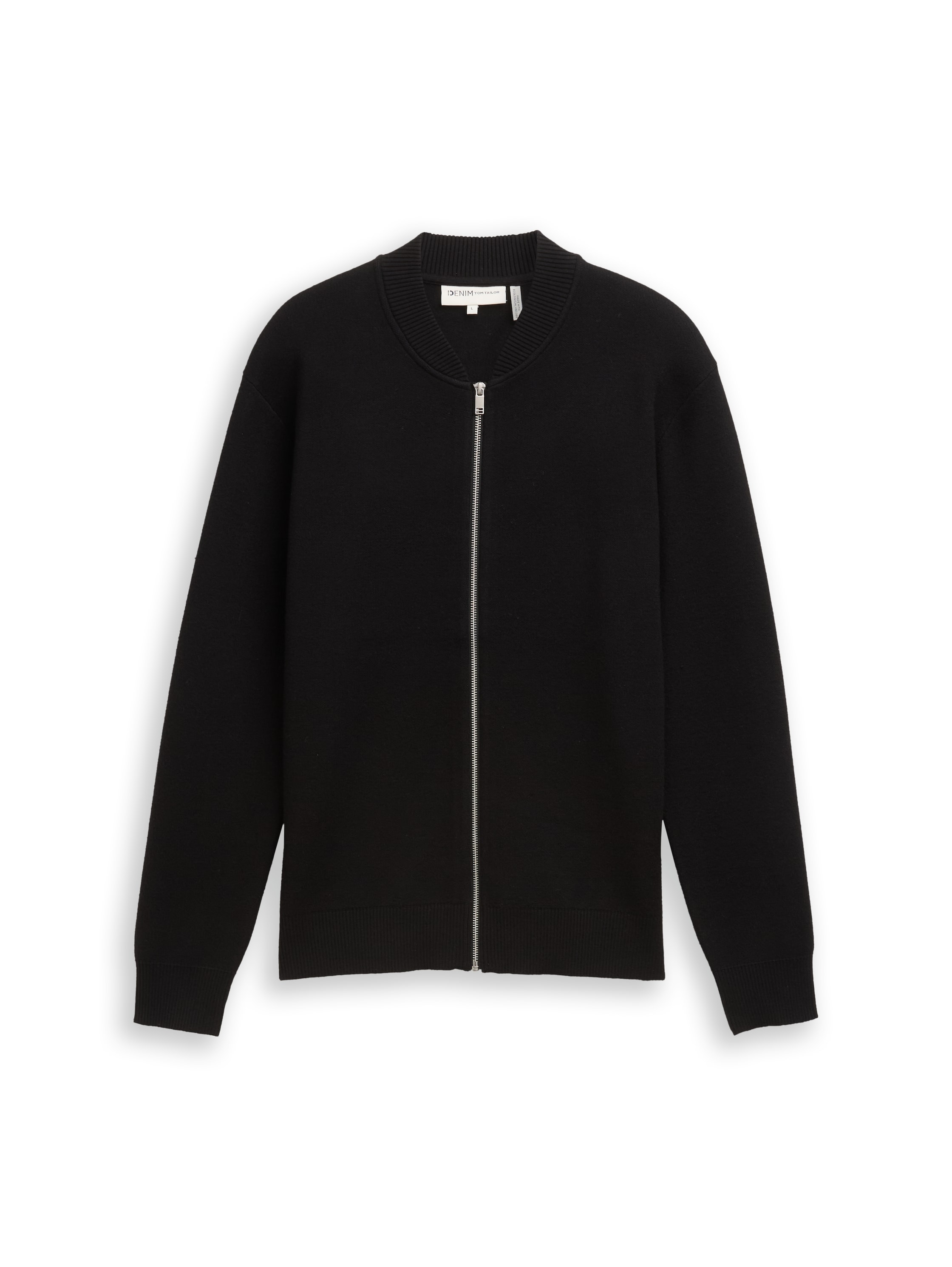 TOM TAILOR Denim Strickpullover , mit Rippbündchen
