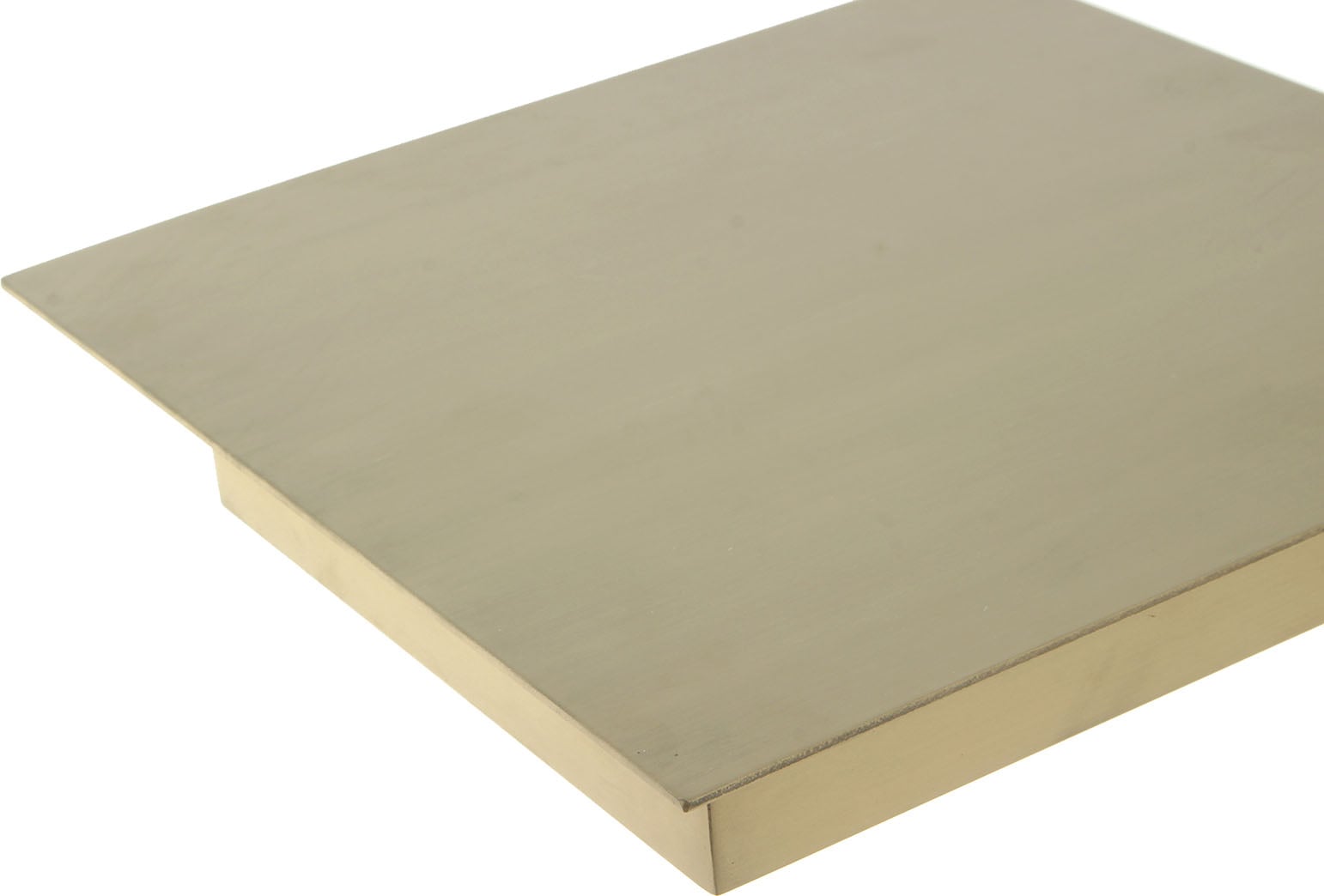 Kayoom Table d'appoint »Oscar 225, Passender Marmorfuss in kantigem Design« 1 cuis tlg. Eckiger Marmorfuss, eckige Ablagefläche und Gestell aus Edelstahl