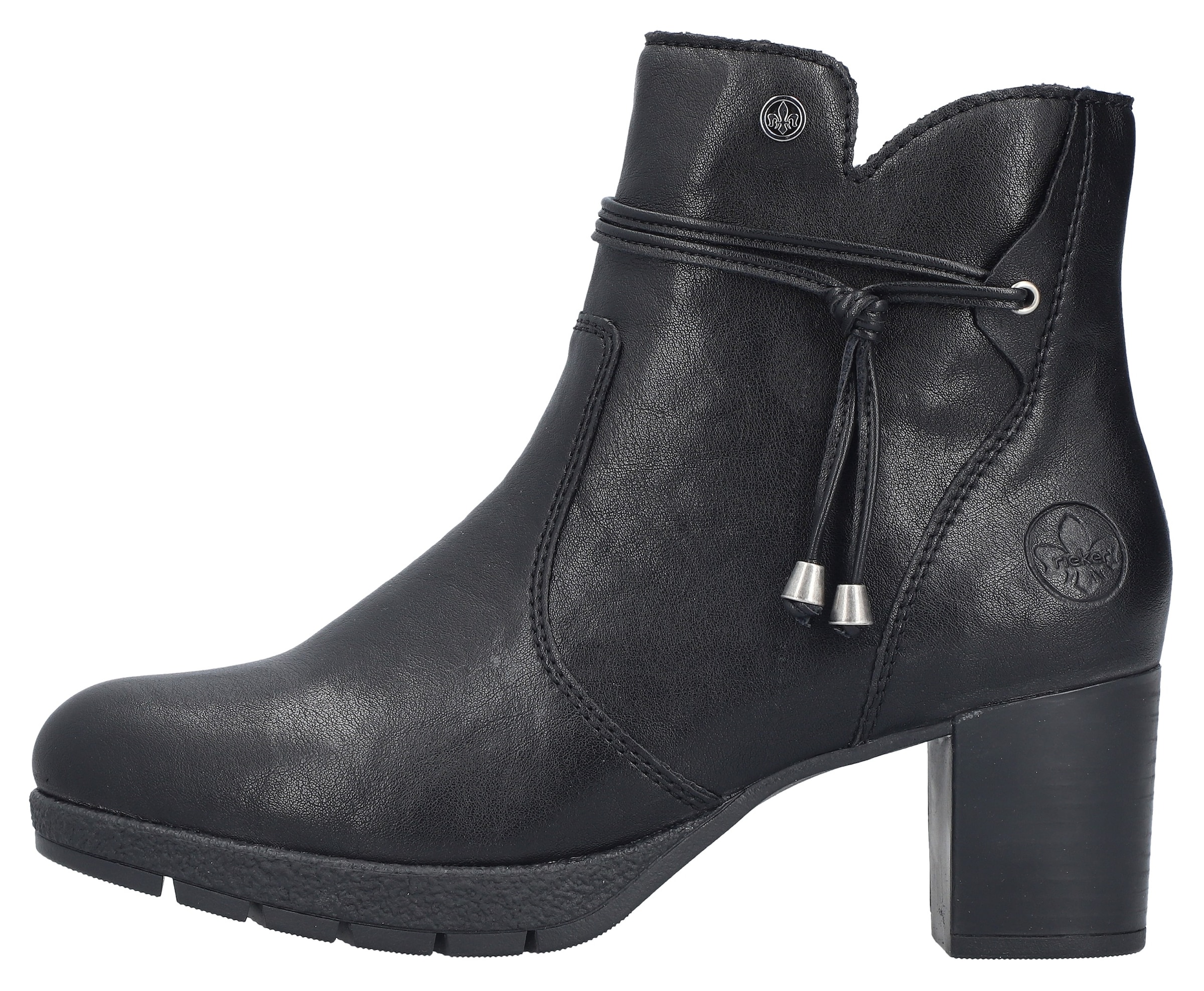 Rieker Bottines  Businessstiefelette, Blockabsatz, Boots in schmler Form