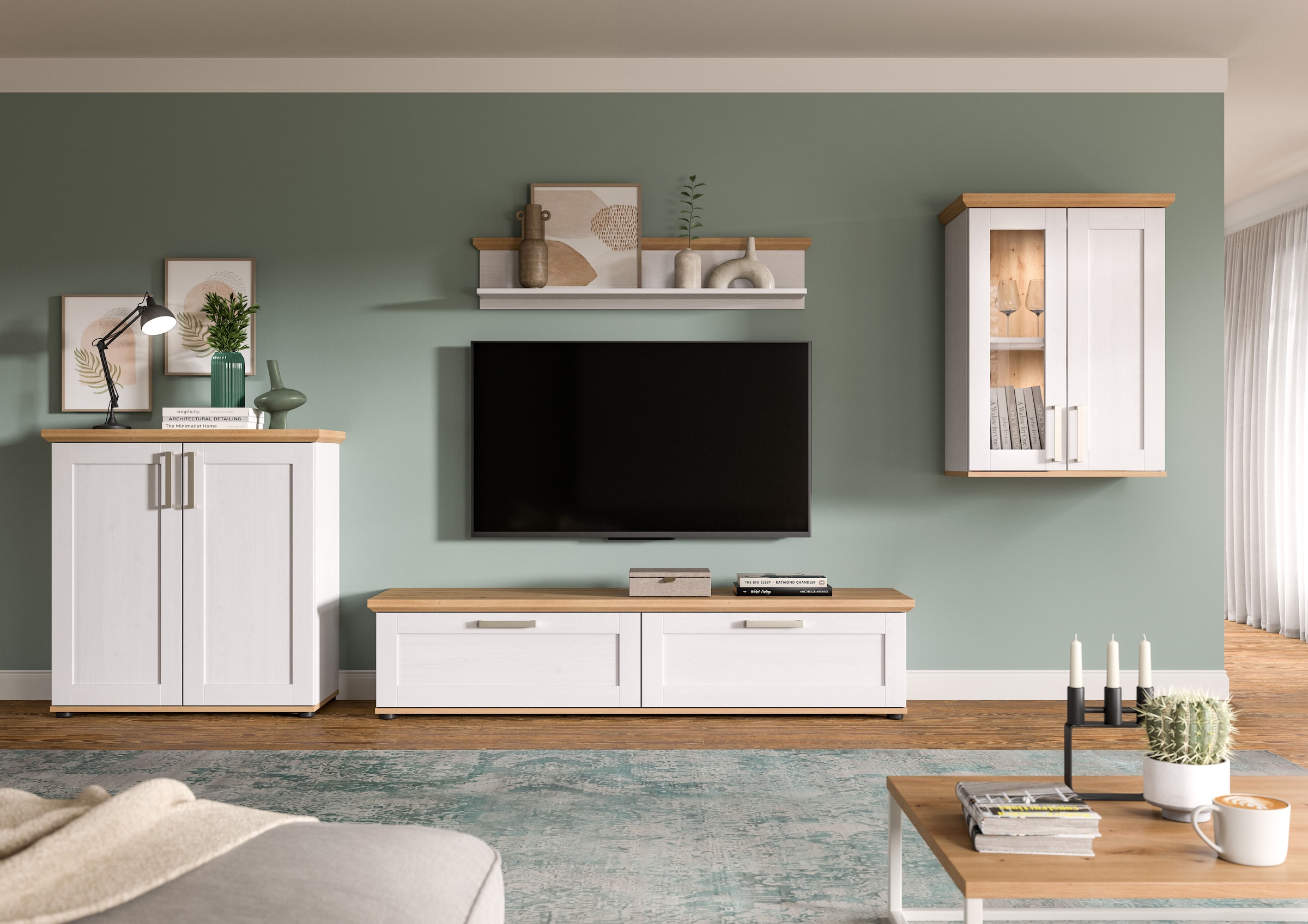 Home affaire Meuble mural »Cosenza« Set, 4 cuis tlg.