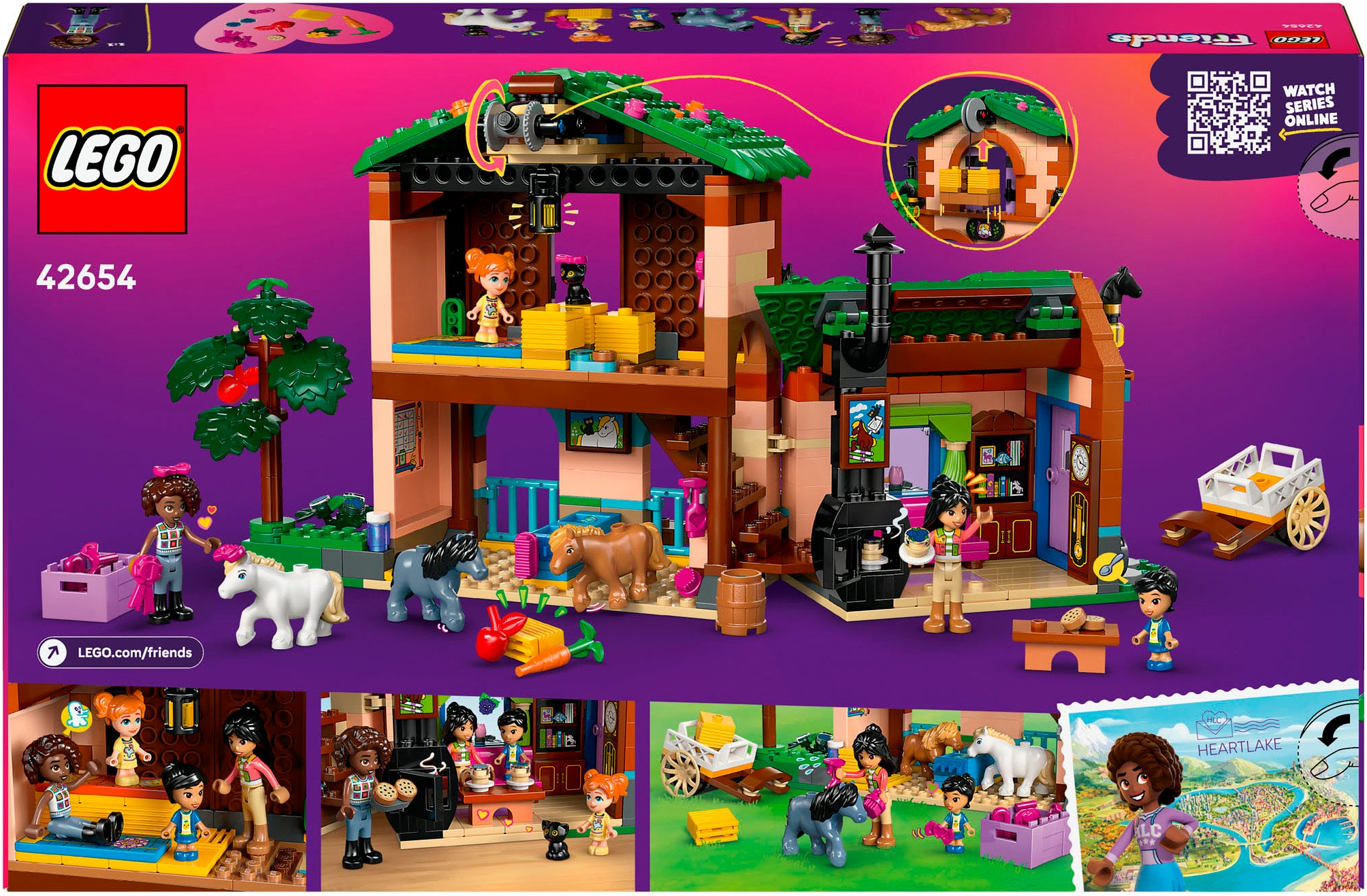 LEGO® Pions de construction »Ponyhof & Stall (42654), LEGO Friends« Made in Europe