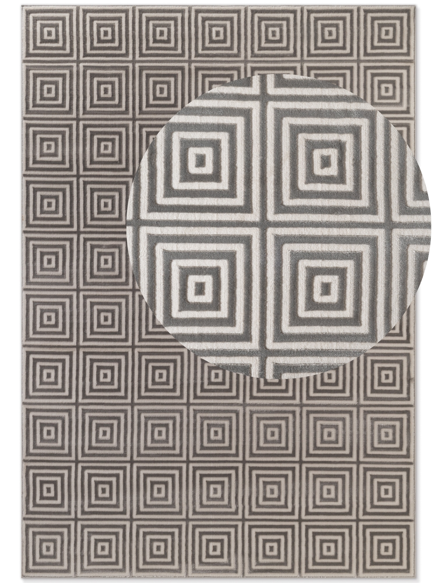 ELLE DECORATION Designteppich »Tourmaline« rechteckig 9 mm Höhe Wohnzimmer, Schlafzimmer, Läufer, Hoch-Tief Effekt, Flur, Glanz