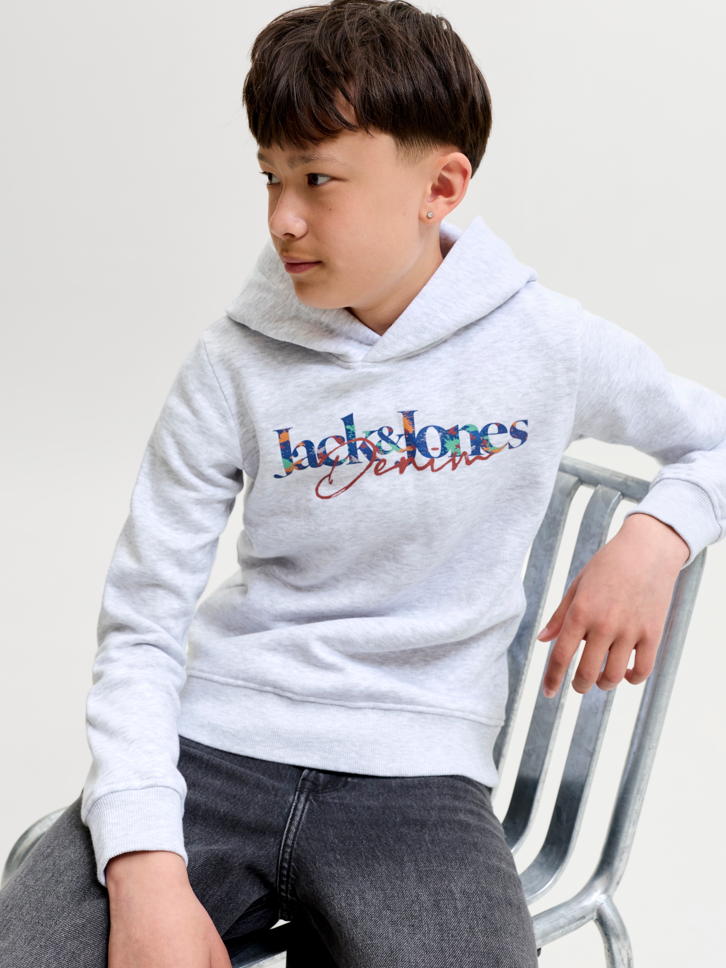 Jack & Jones Junior Kapuzensweatshirt »JJTOM SWEAT HOOD SN JNR«, Baumwollmischung, regular fit
