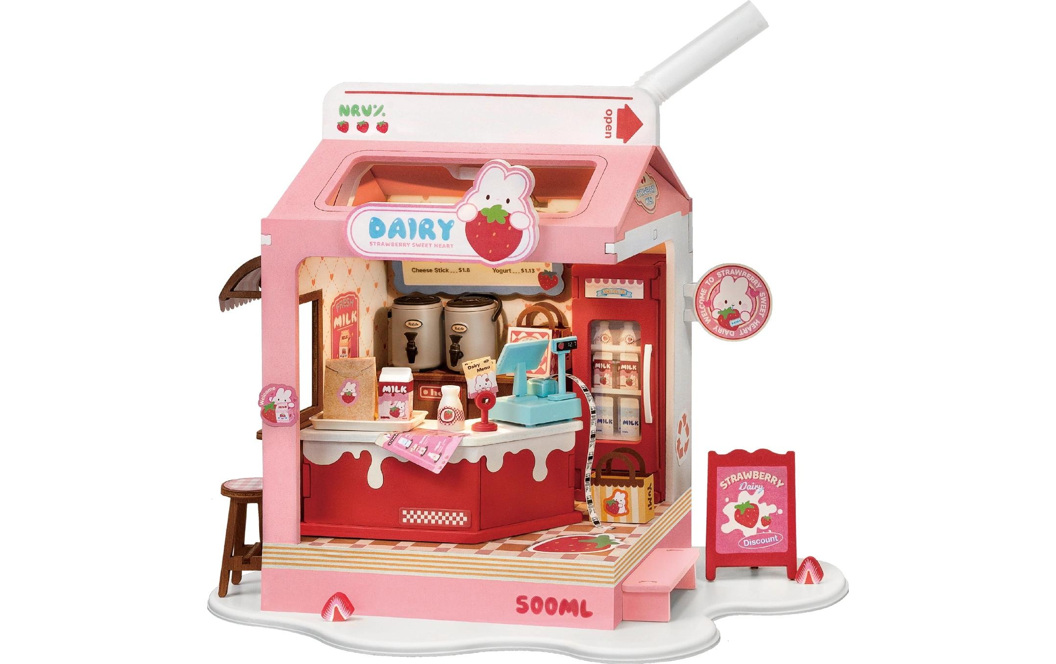   Modellbausatz »RoboTime Erdbeer Milchkarton«