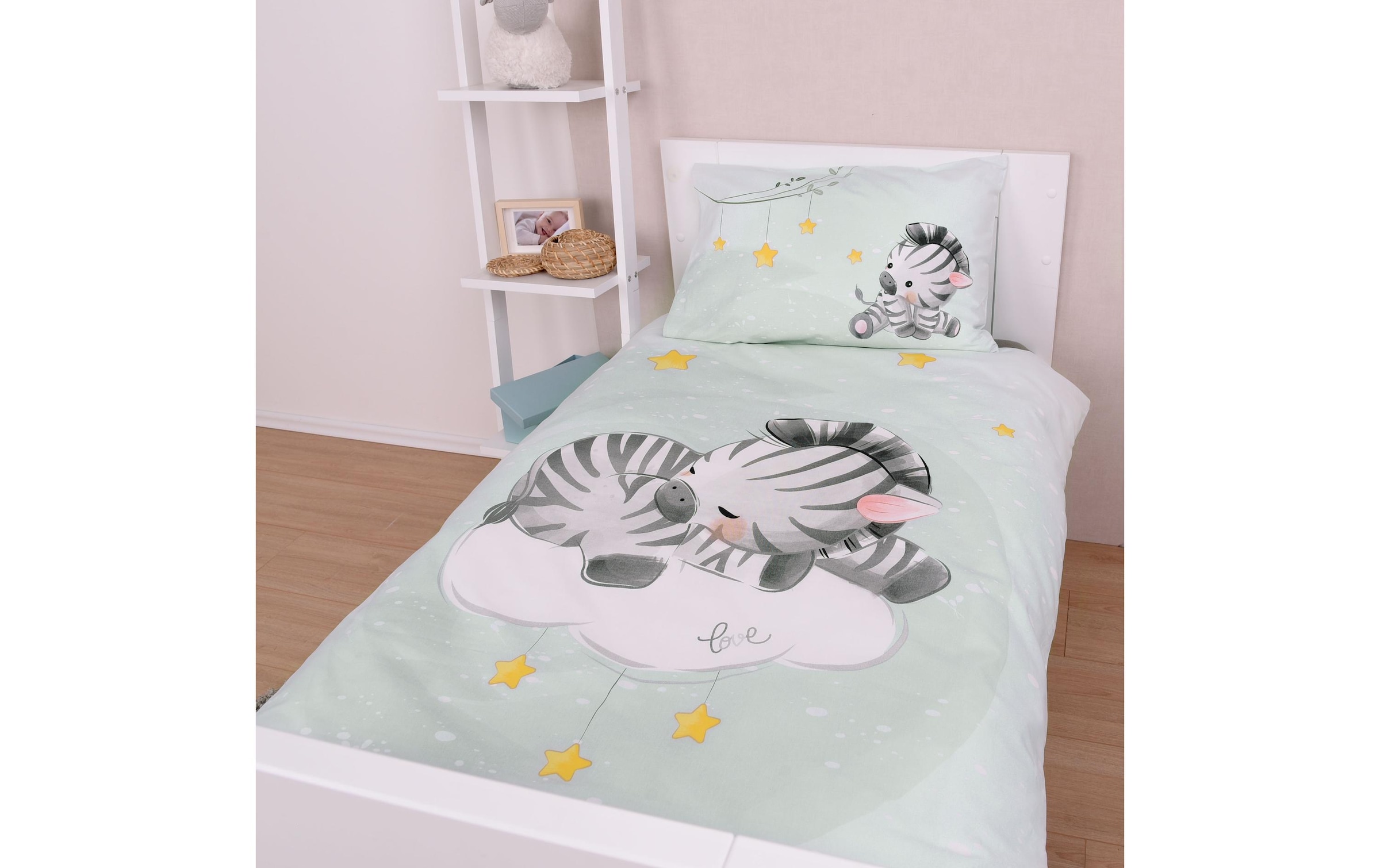 Herding Linge de lit pour enfants »babybest Zebra« 2 avec motif soigné