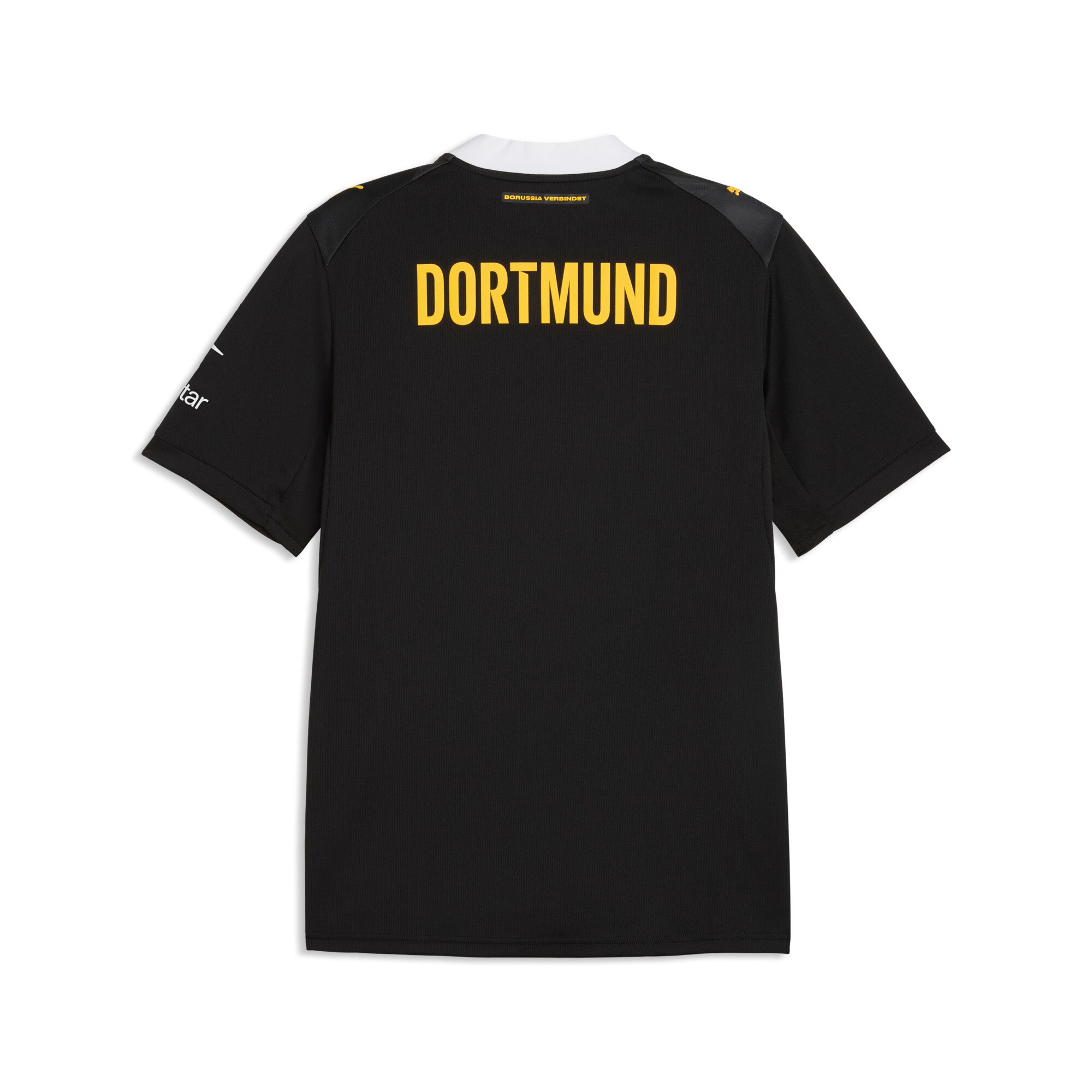 PUMA Maillot de foot »BVB AWAY JERSEY REPLICA« pour adultes, avec col rond, manches courtes, respirant