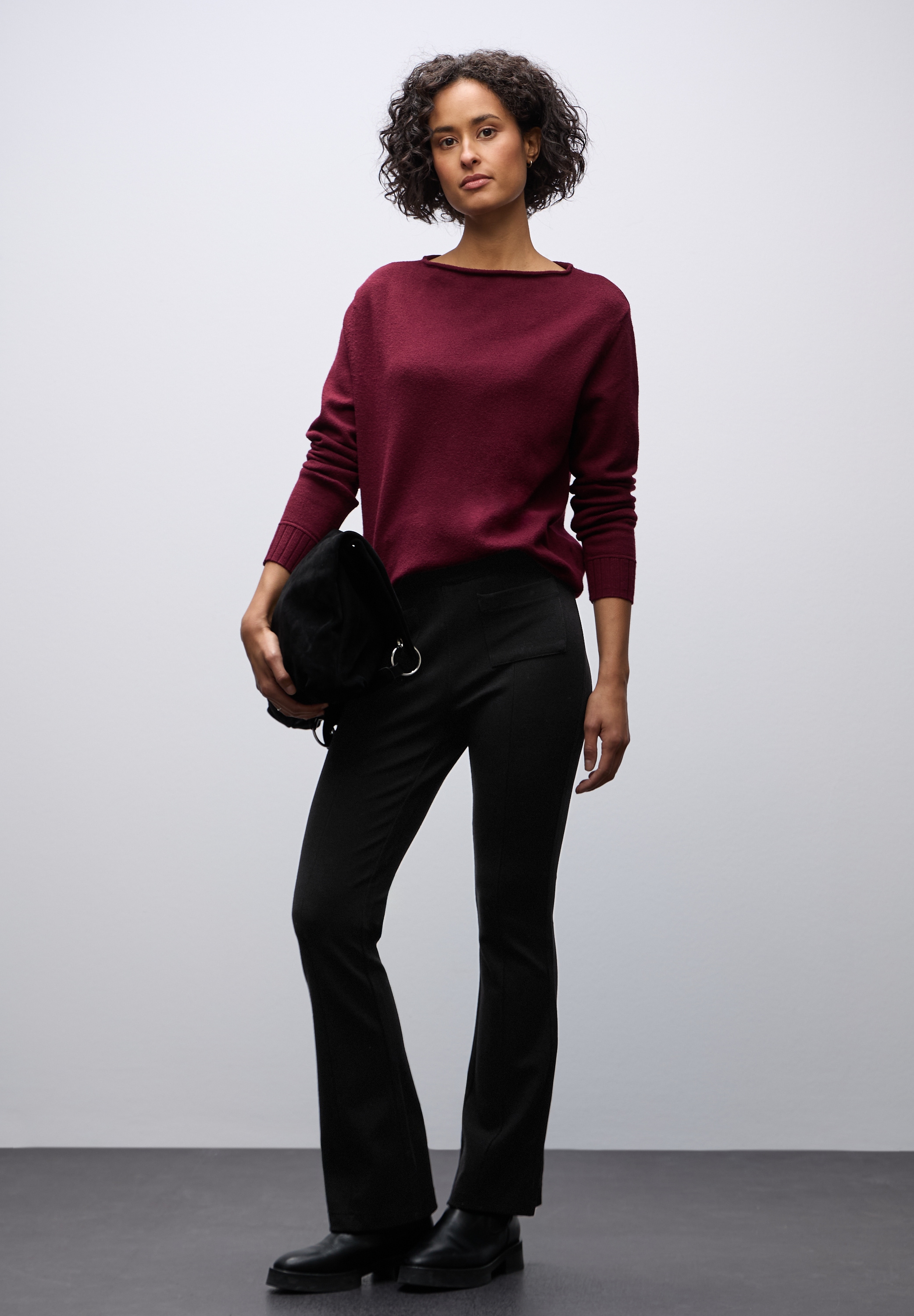 STREET ONE Pantalon bootcut »Style Hope«  mit elastischem Bund