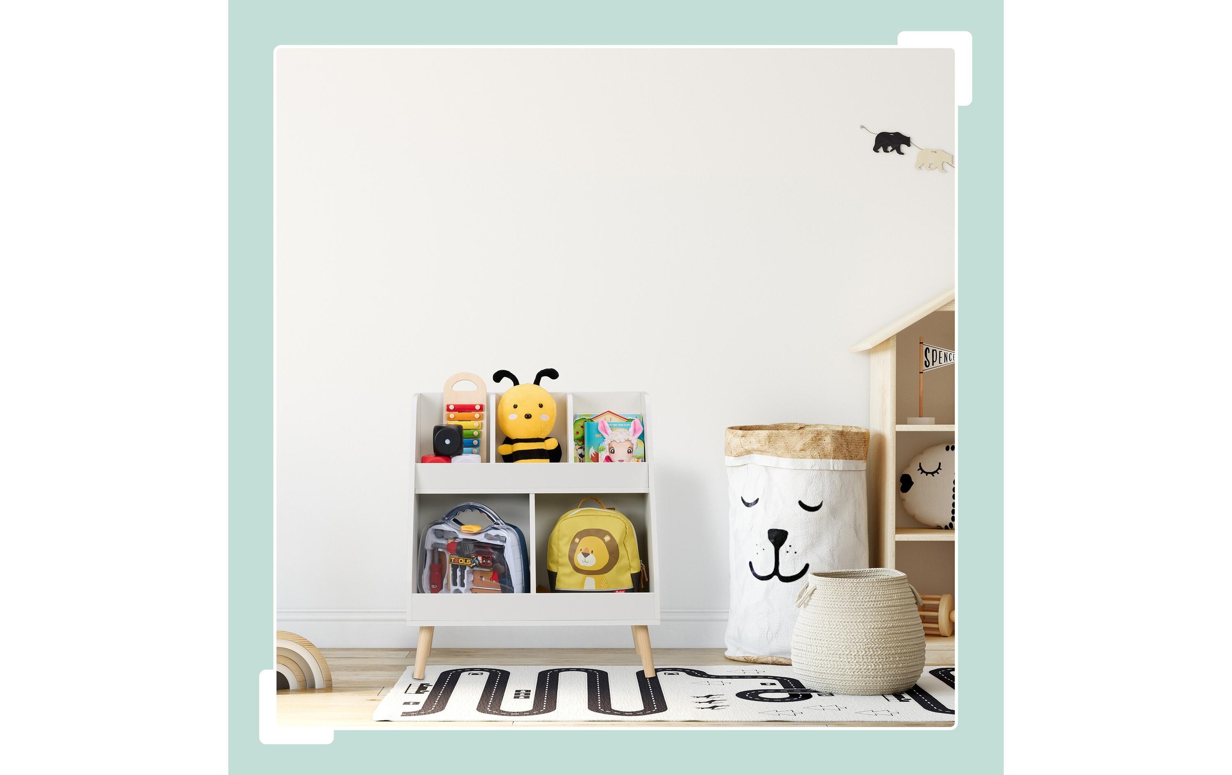 relaxdays Kinderregal »mit 5 Fächern«