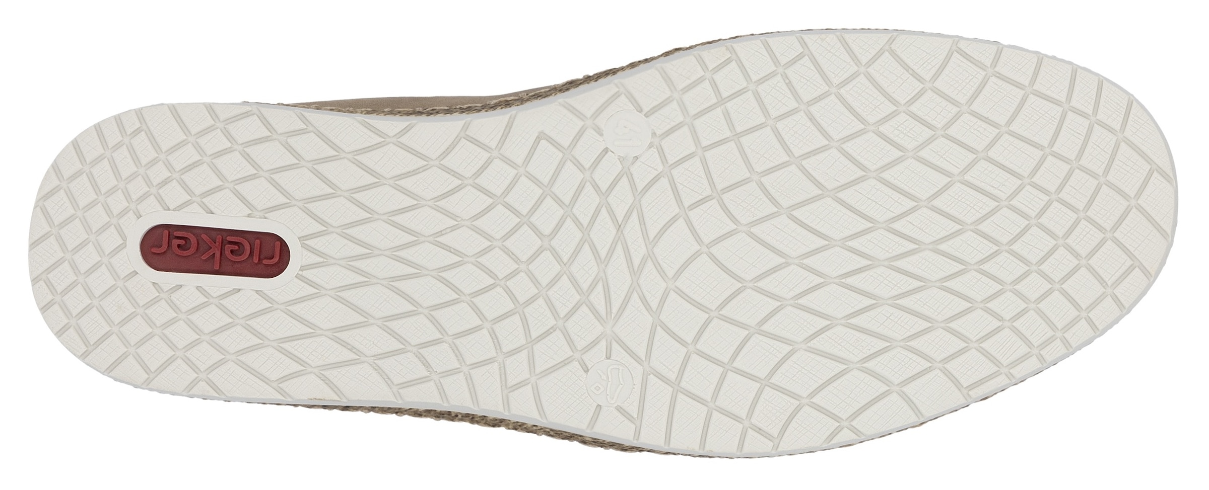 Rieker Espadrille  Slipper, Strandschuh, Sommerschuh mit Stretcheinsätzen