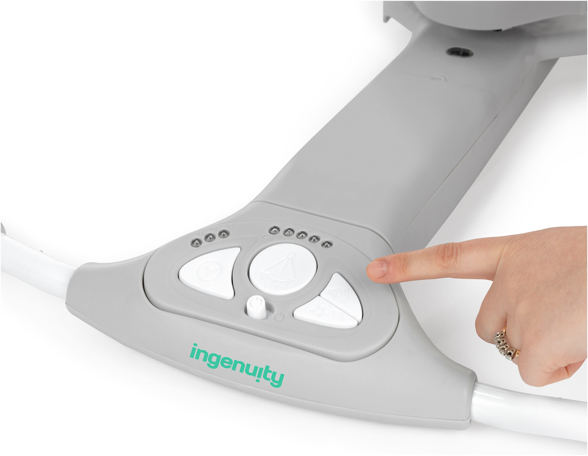 ingenuity Transat pour bébé »Cozy Spot Swing 'n Go Portable Swing« bis 9 kilos mit Sound-Effekt