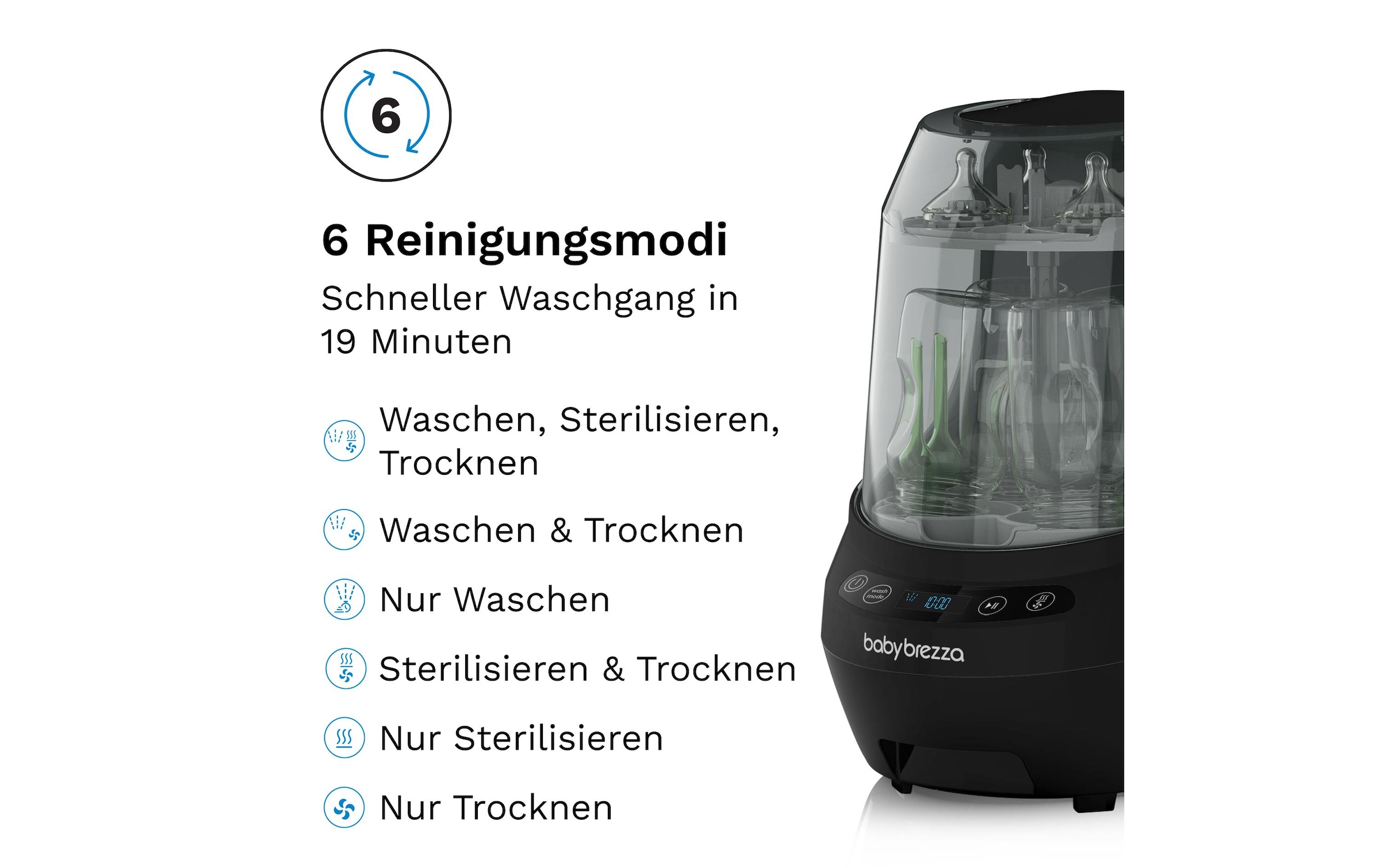   Dampfsterilisator »Baby Brezza Bottle Washer Pro«