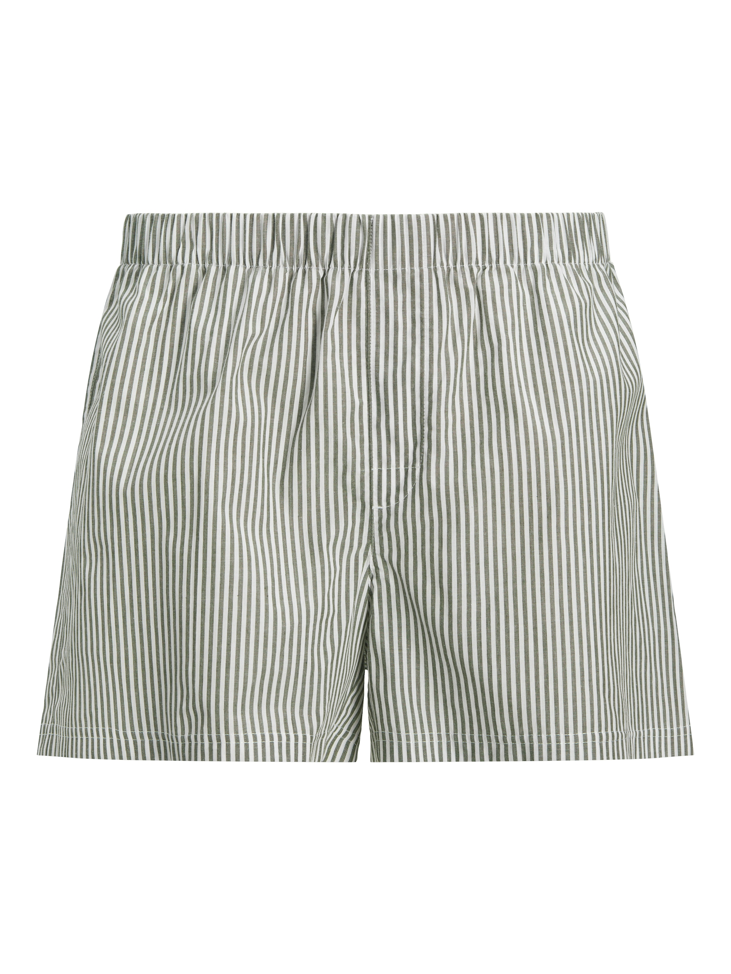 Jack & Jones Boxers »JACMILANO WOVEN BOXERS 3 PACK NOOS« Packung, 3 cuis Baumwolle, elastisches Bündchen