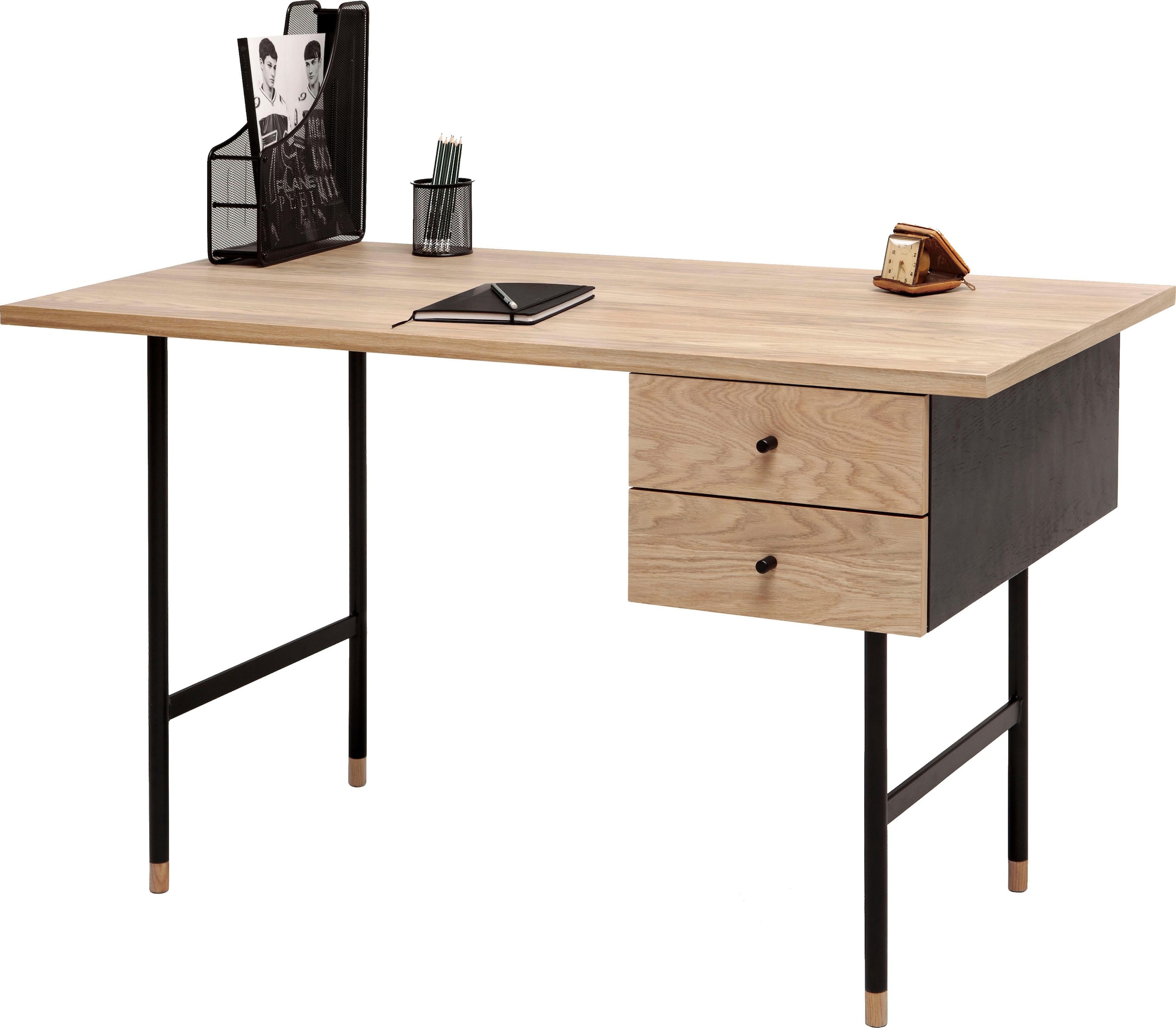 Woodman Bureau »Jugend« Schubladen mit Soft-Close-Funktion, Beine aus Metall, FSC®