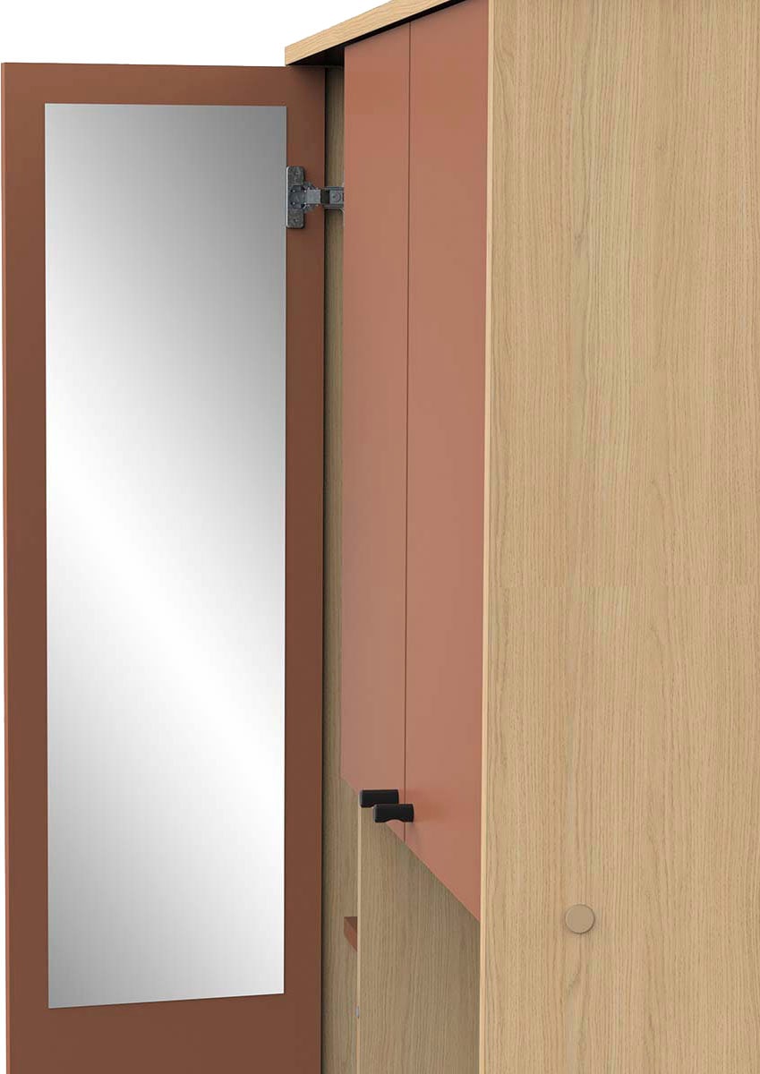 Demeyere GROUP Armoire à linge »ELISA Schranksäule 5 Türen/1 Schublade« Beaucoup d'espace de rangement pour les objets quotidiens dans la salle de bain
