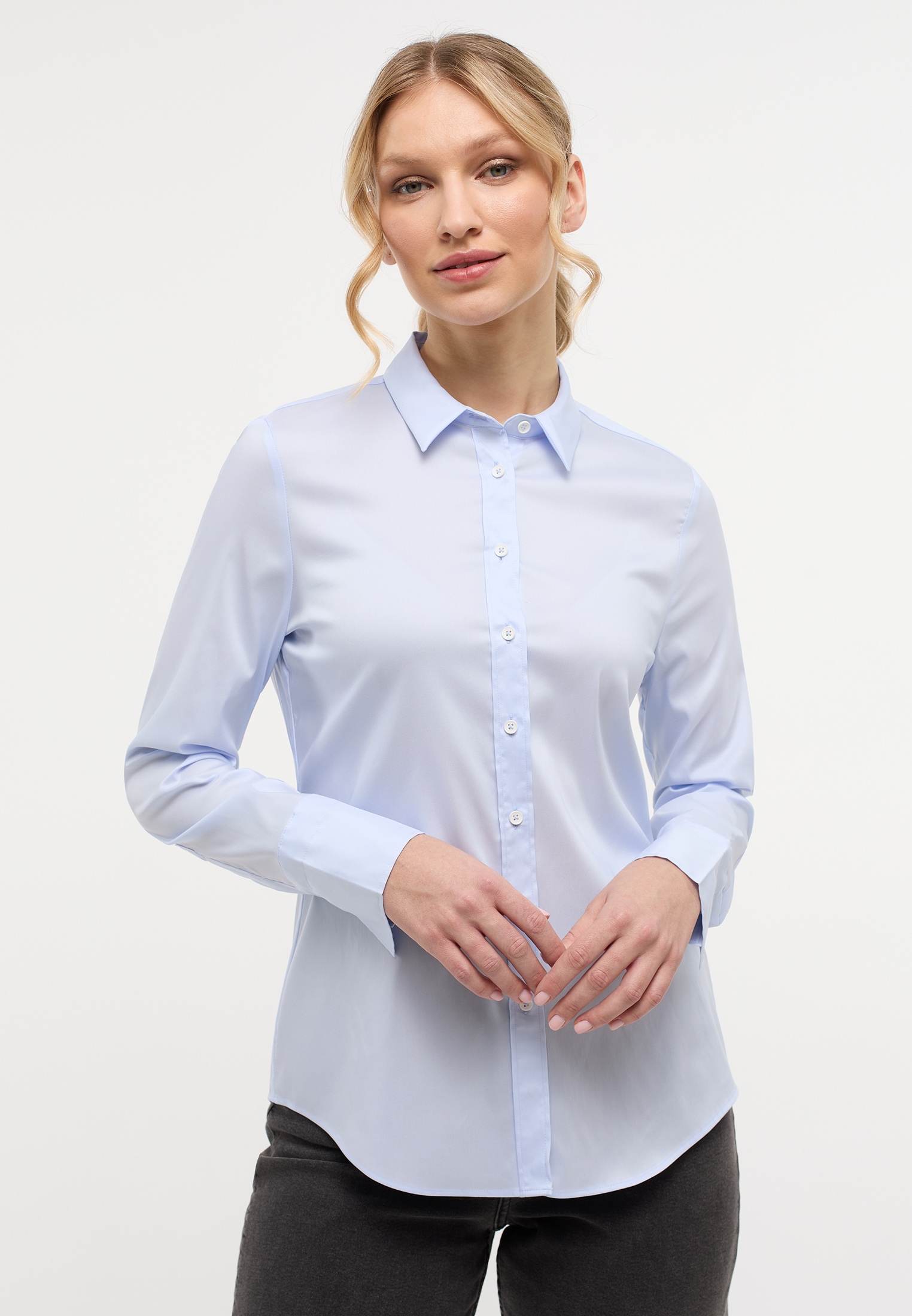 Eterna Blouse chemise »FITTED« EASY IRON (bügelleicht)