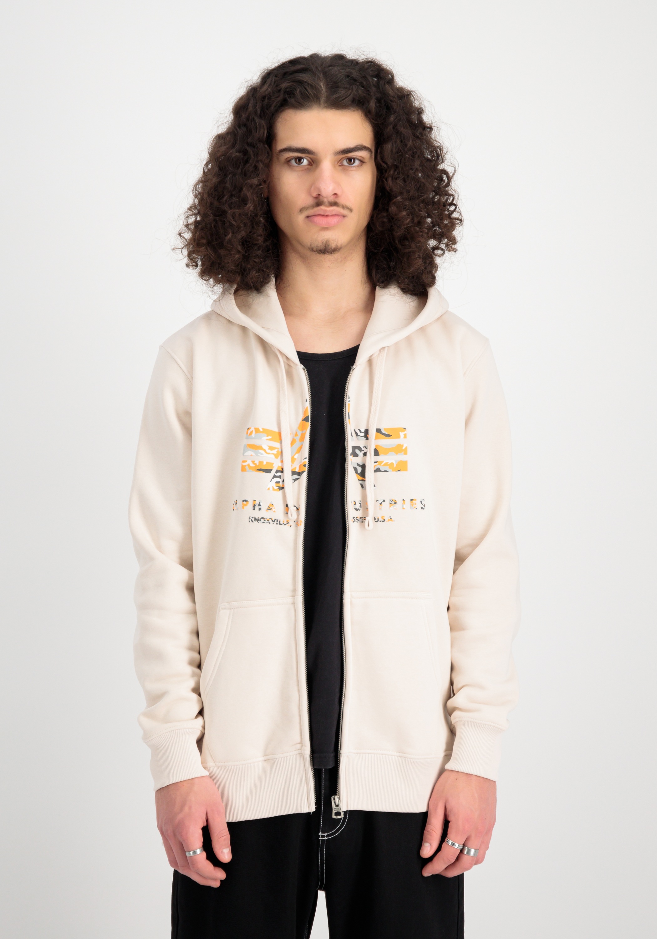 Alpha Industries Hoodie »Basic Zip Hoodie PP Camo«
