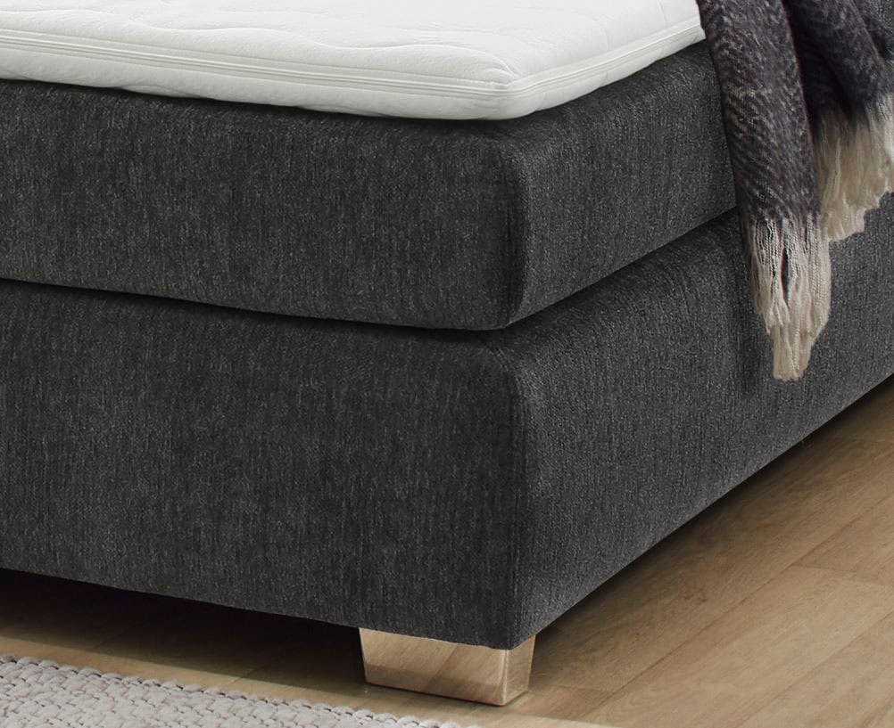 Jockenhöfer Gruppe Boxspringbett »ROMANA, inkl. 7-Zonen-TTFK-Matratze H3/H4« Kaltschaumtopper, Chenille- oder Microfaser-Bezug, 160/180 cm x 200 cm