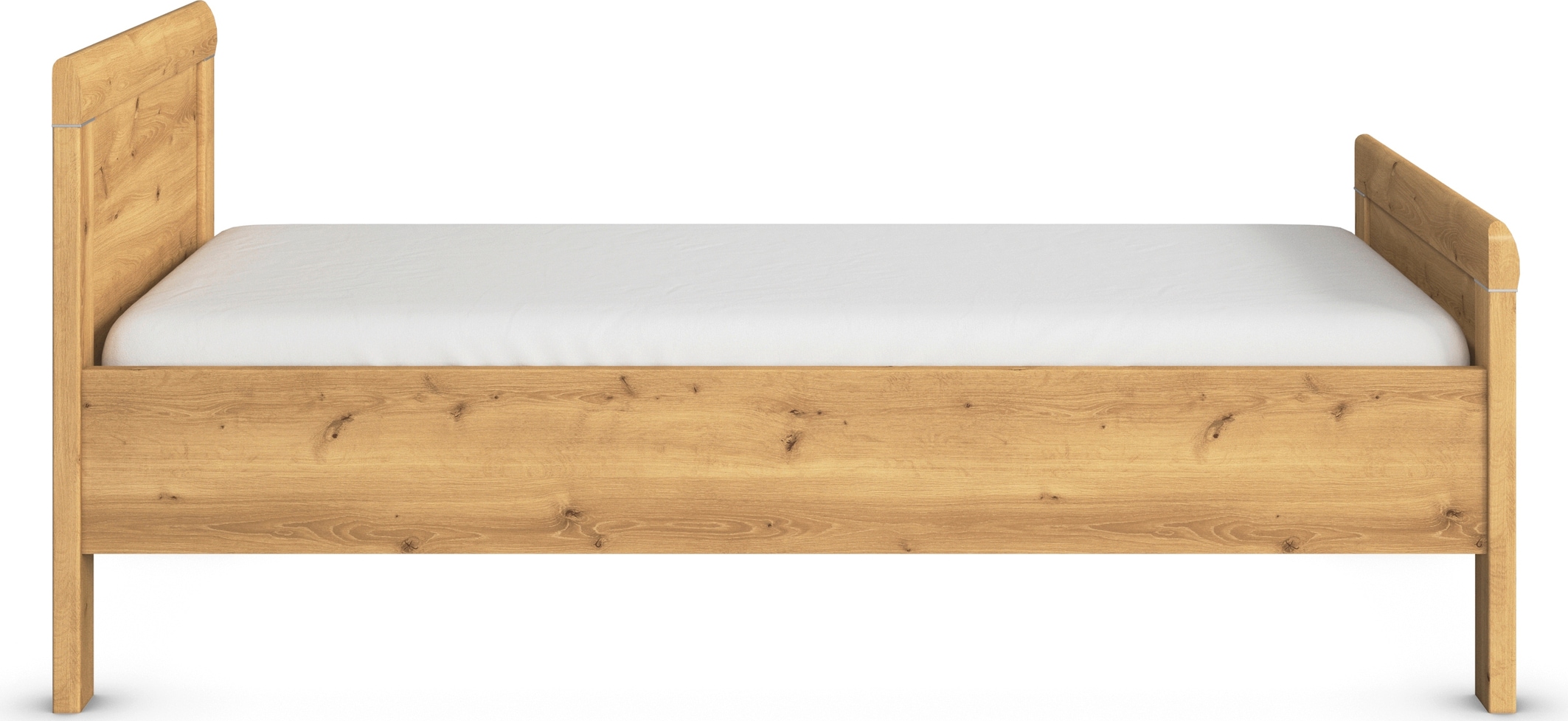 rauch Lit »Bett Einzelbett Stollenbett EVELYN« à hauteur confortable en panneau de bois dans un style élégant MADE IN GERMANY