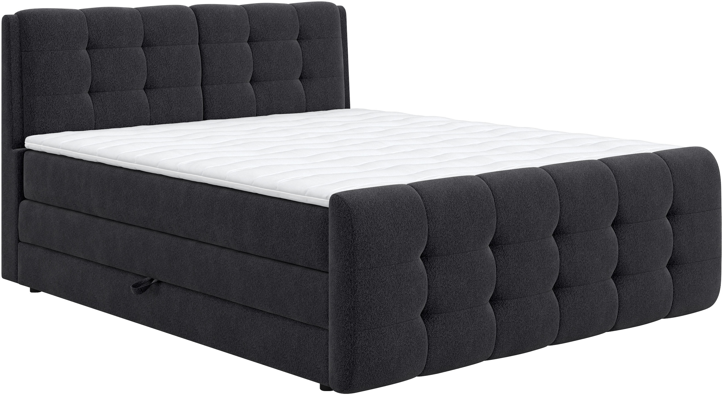 COTTA Lit boxspring »Fort mit Bettkasten, inkl. Topper« disponible en différentes largeurs (160cm, 180cm & 200cm)