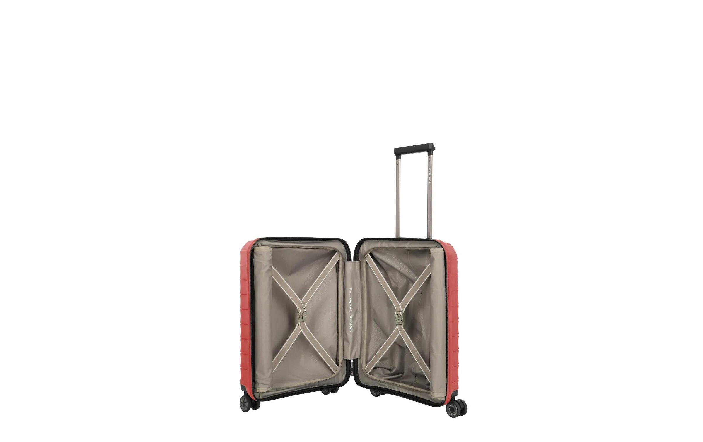 travelite Trolley »travelite Reisekoffer Mooby Trolley S+ Fronttasche 44 l « 44 l 4 Rollen