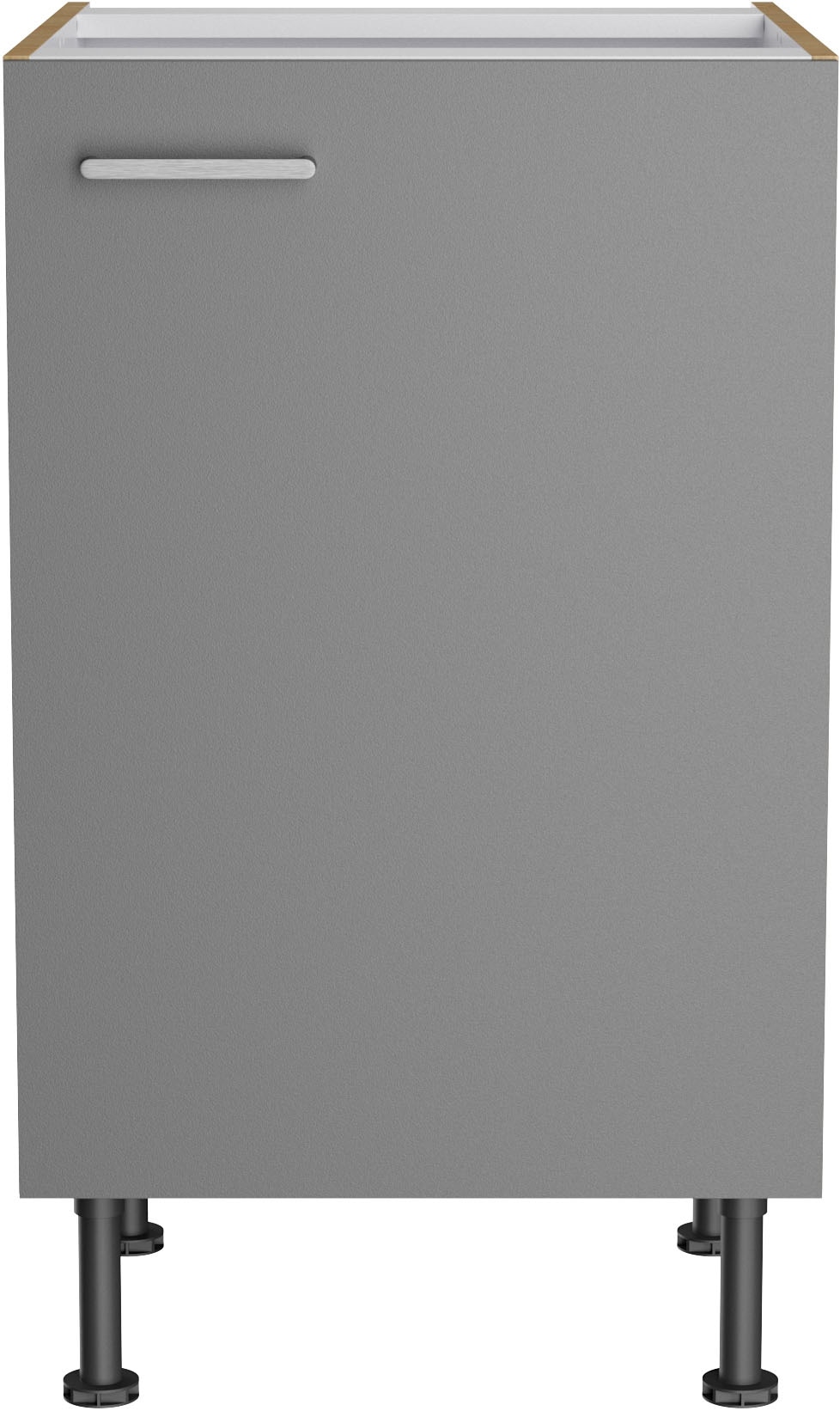 KOCHSTATION Unterschrank »KS-Lucy« Breite 50 cm, mit 1 Tür, 1 Einlegeboden, Soft-Close, verstellbare Füsse