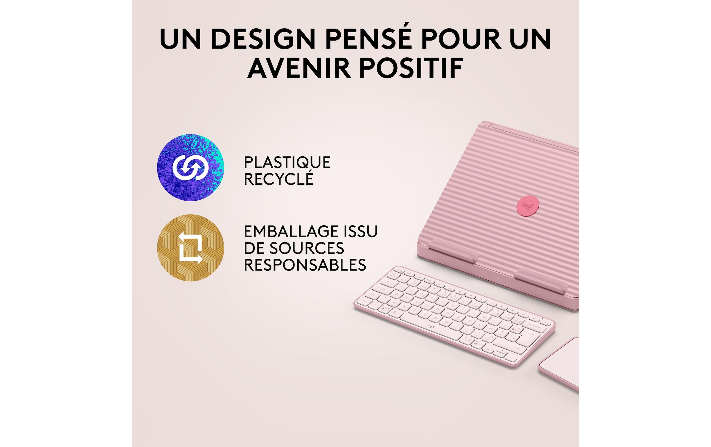 Logitech Clavier de tablette »Cover Casa Pop-Up Desk« ()