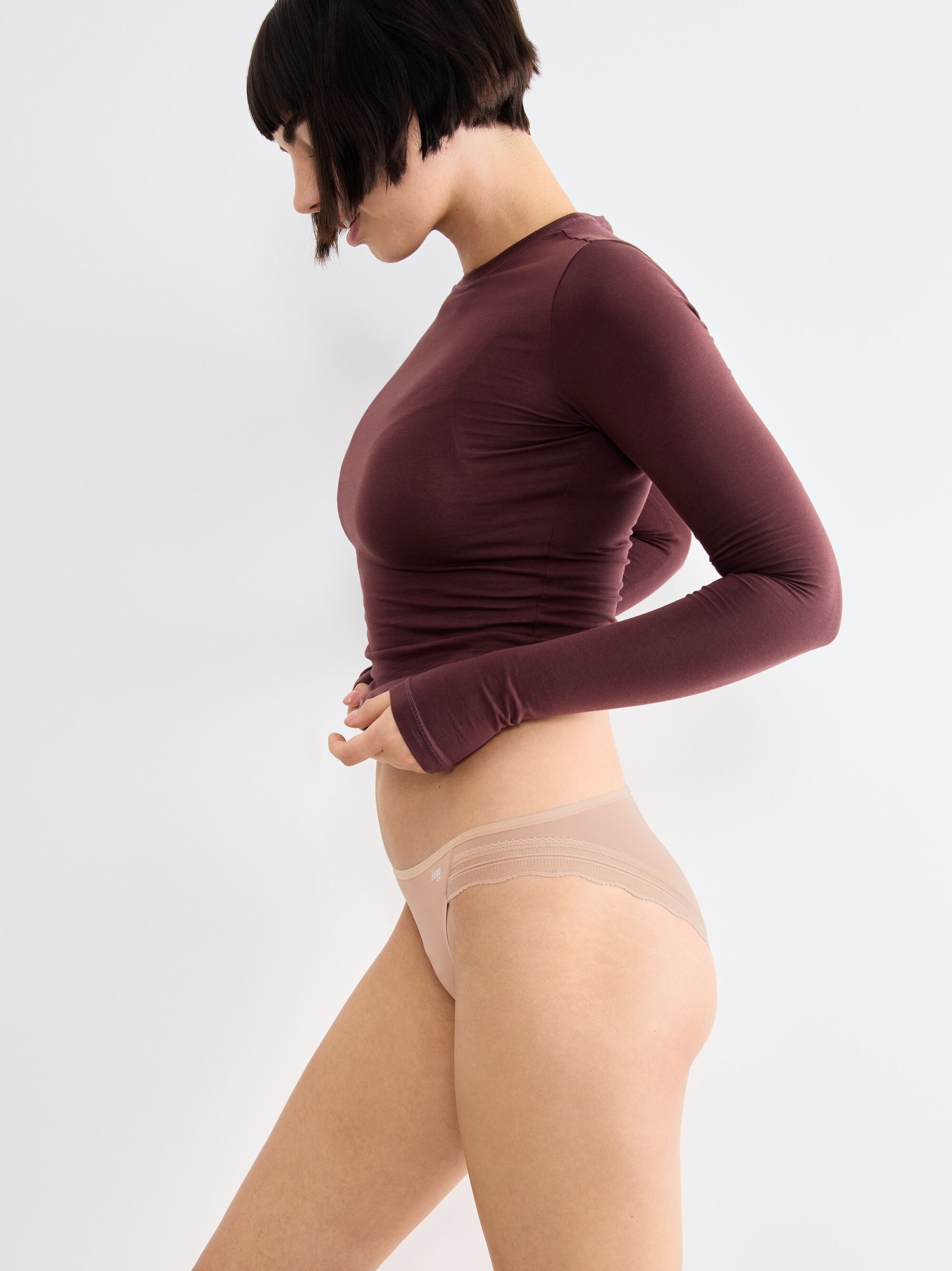 sloggi Slip »GO Blush High Leg 2P« avec détails en dentelle