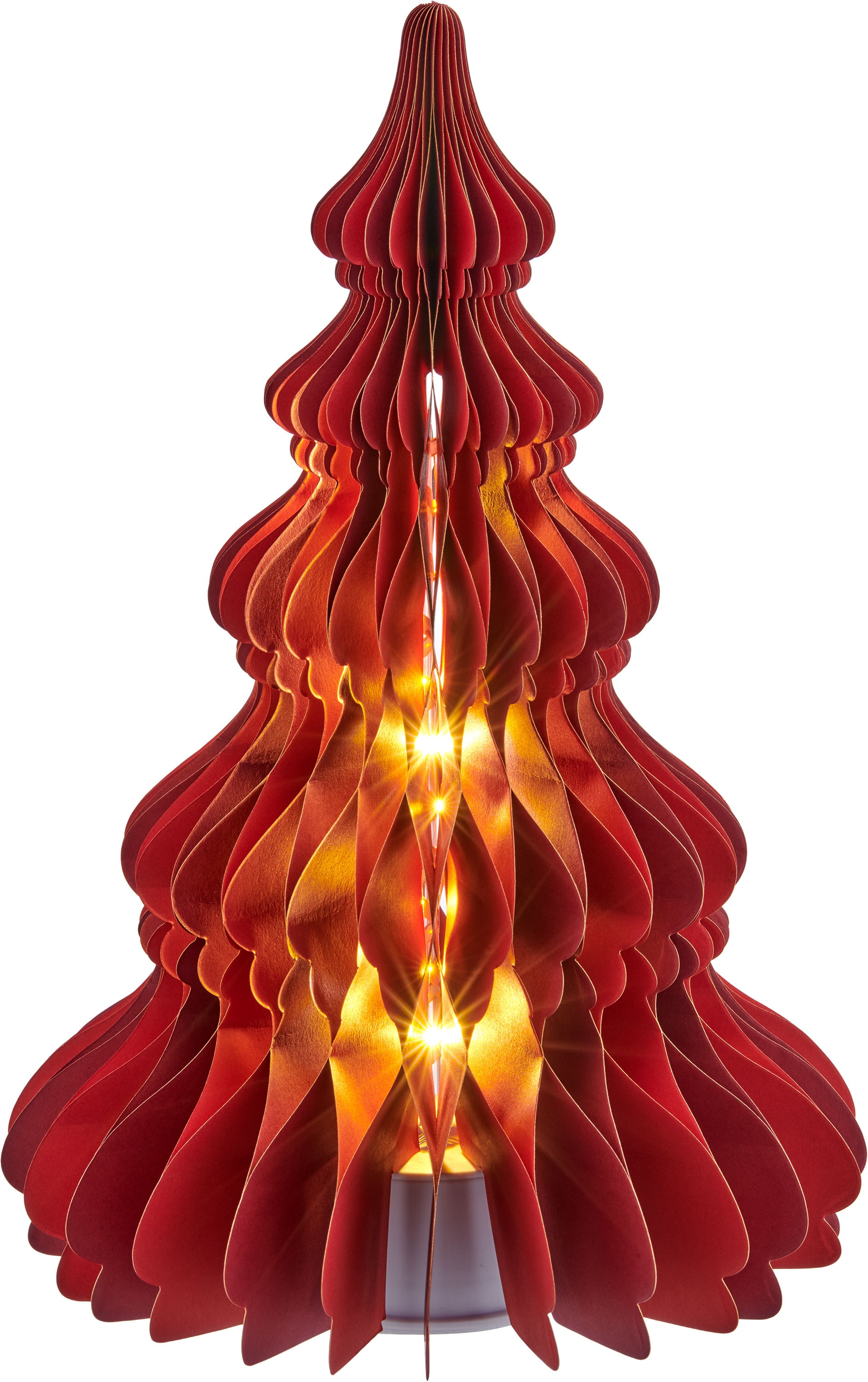Creativ home LED Dekofigur »Deko-Figur Tannenbaum« 1 Stk. mit Rotation und LED-Beleuchtung