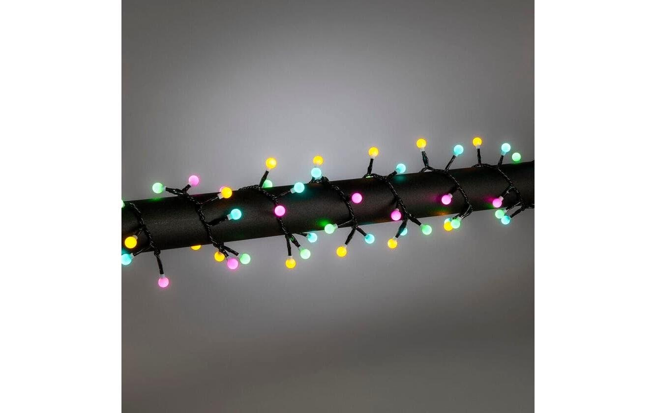 KONSTSMIDE Gartenleuchte »LED Globe-Lichterkette Cluster 9.38m candy colour« RGB