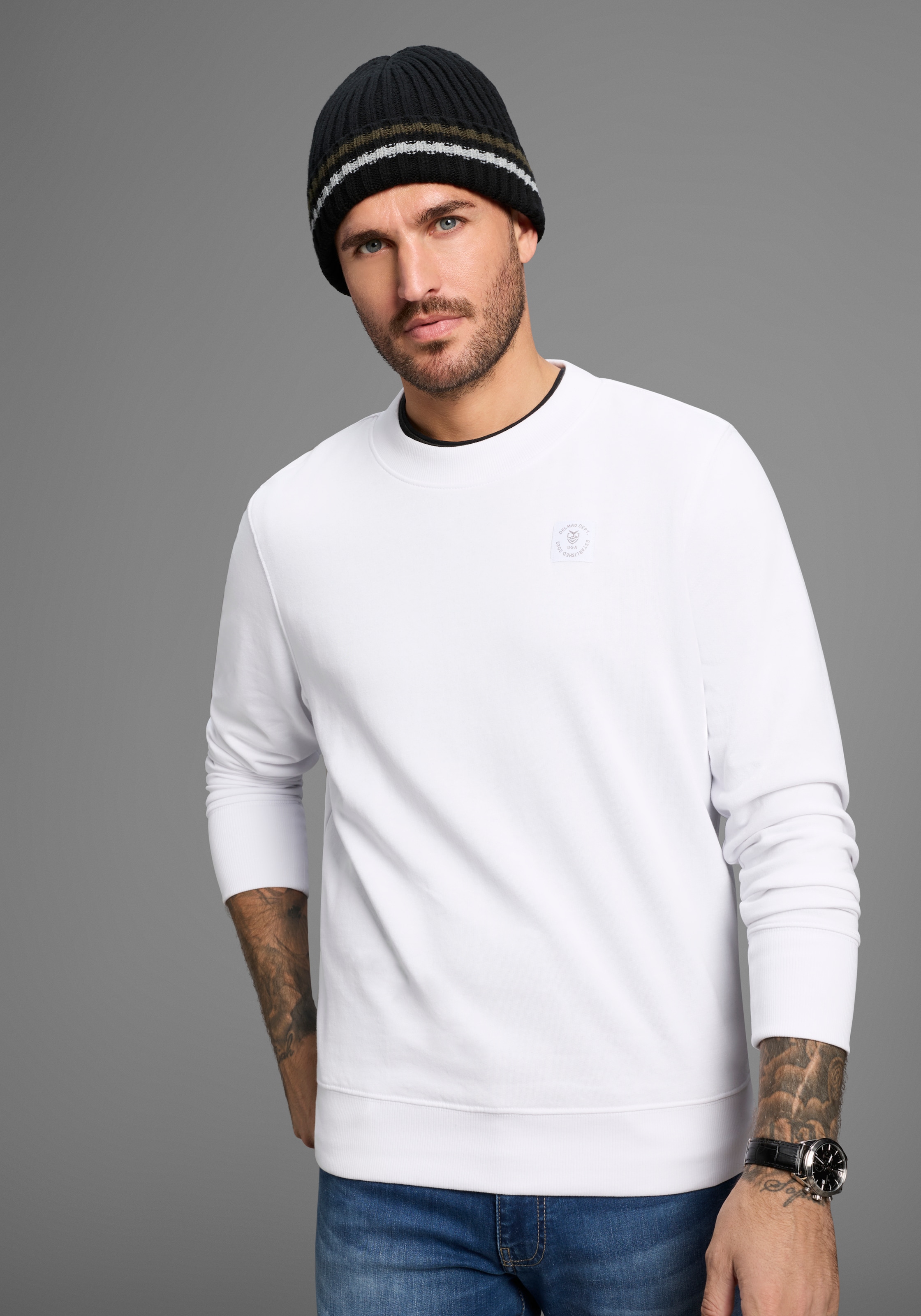 Man's World Strickmütze , mit wärmenden Fleecefutter - NEW