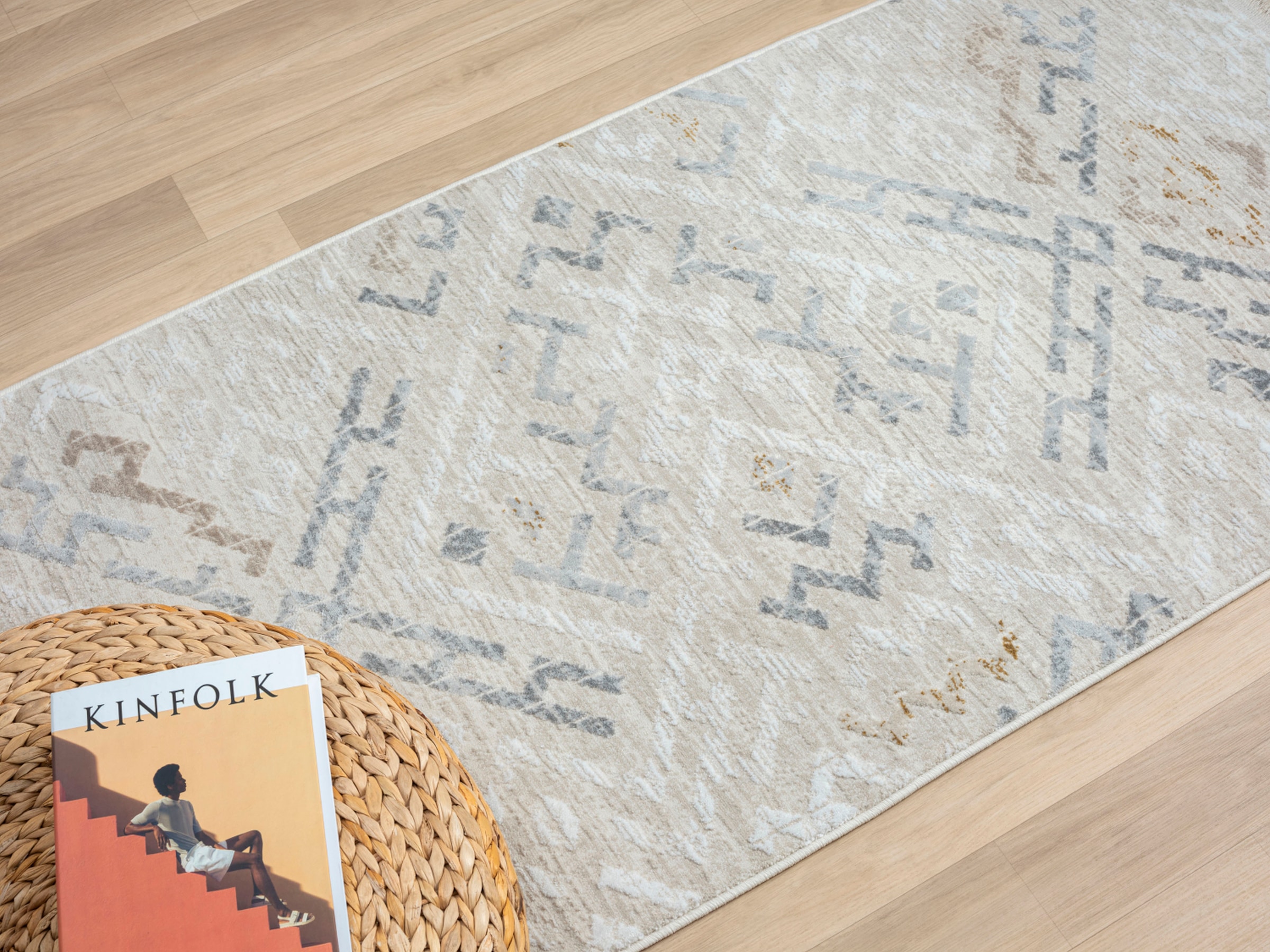 Myflair Möbel & Accessoires Teppich »My Type« rechteckig 10 mm Höhe Kurzflor, Ethno-Style, besonders weich durch Microfaser, mit Fransen