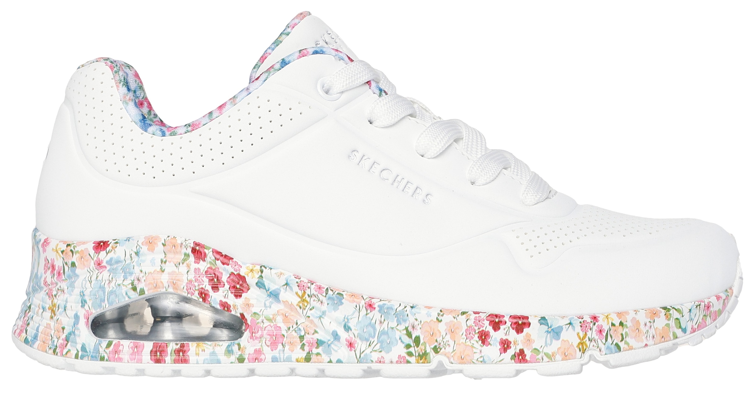 Skechers Sneakers »UNO-MAJESTIC GARDEN«  , sneaker compensée, sneaker plateforme avec semelle imprimée
