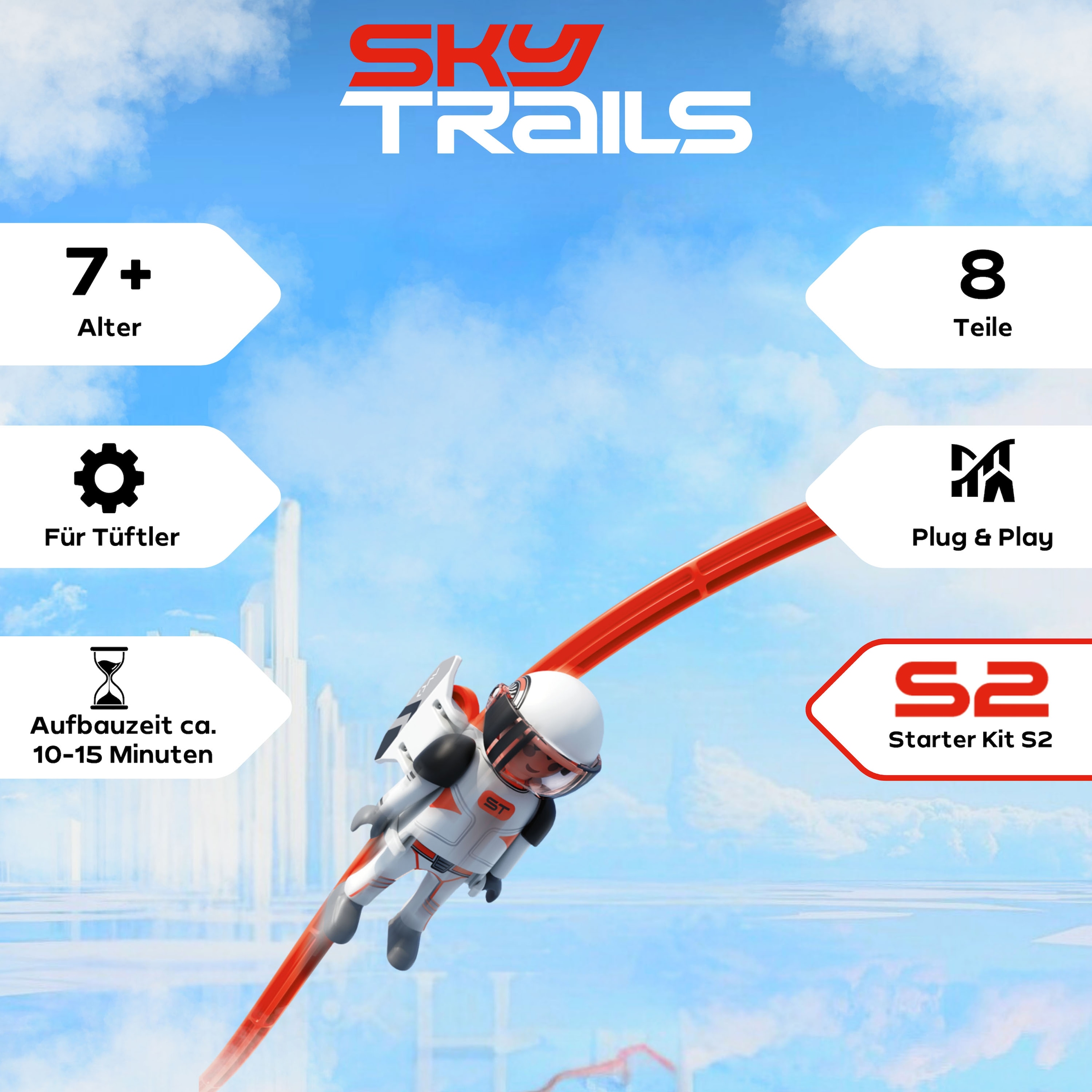 Playmobil® Jeu de construction »Sky Rider S 2 (71976), Sky Trails« Erweiterung; Made in Europe