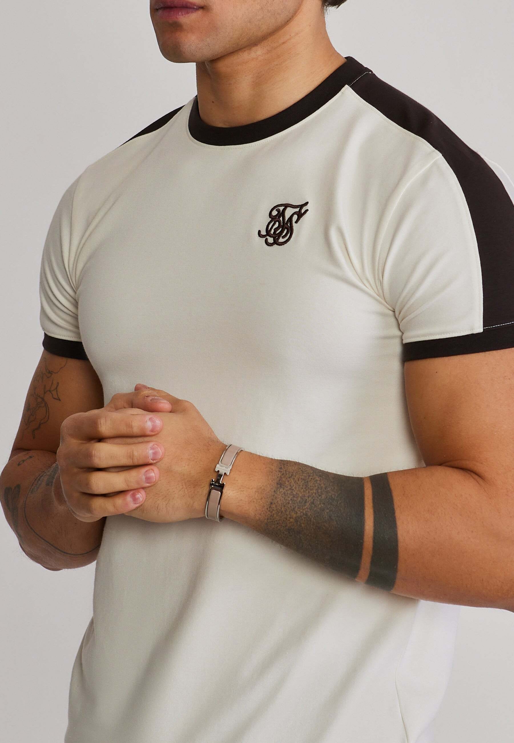 Siksilk T-Shirt »Siksilk T-Shirt Stripe Ringer«
