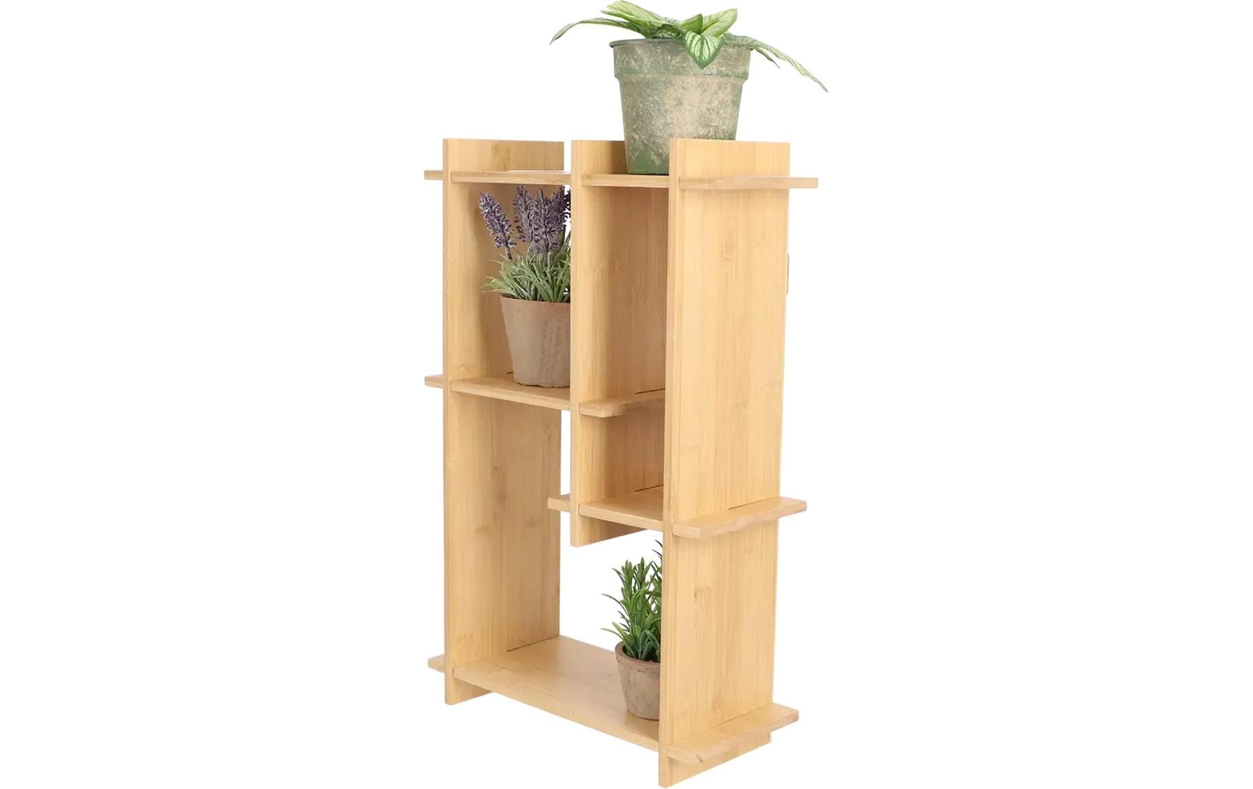 esschert design Présentoir à fleurs »Vertikal M Bambus 35 x 15 x 55 cm« Indoor
