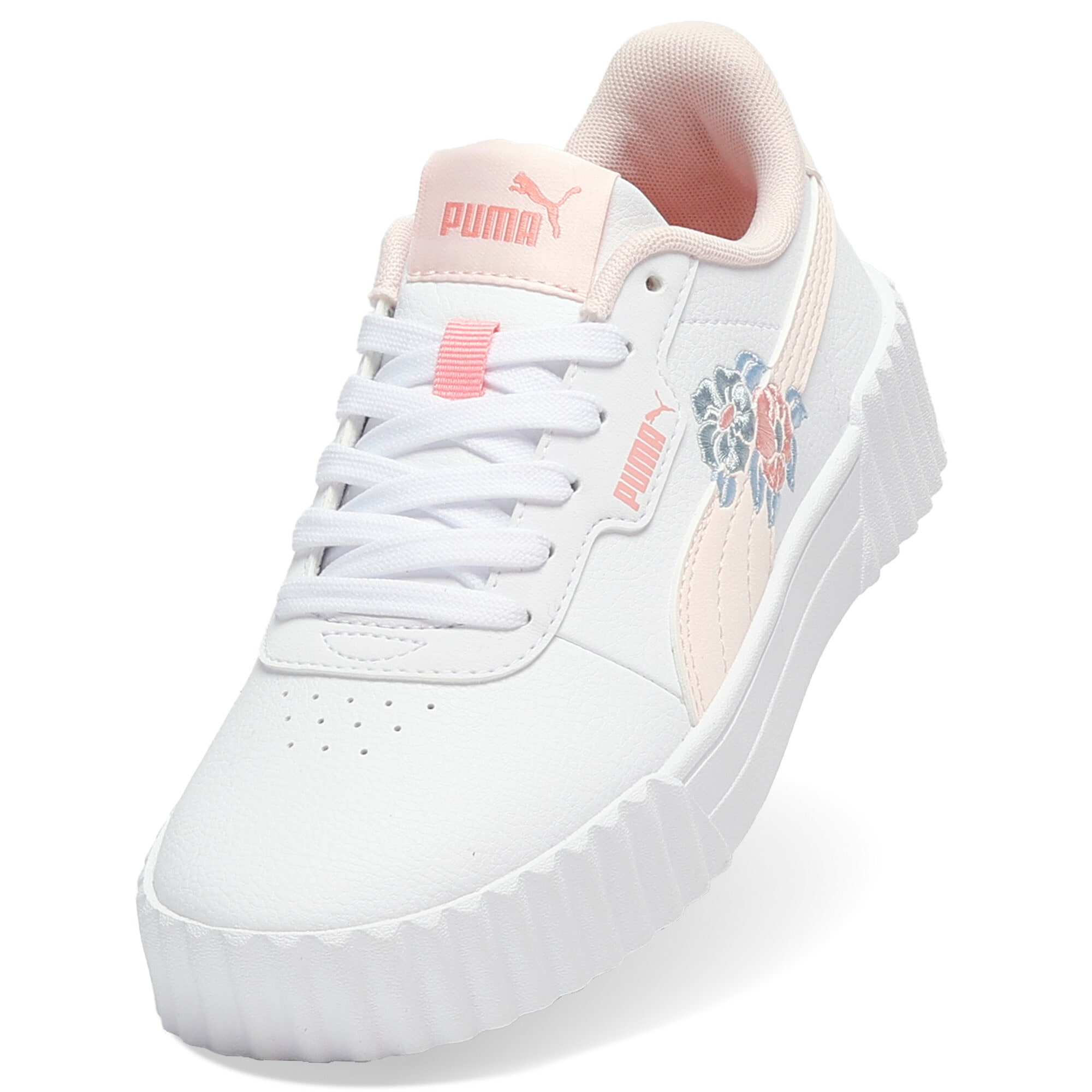 PUMA Sneakers »CARINA 3.0 FLORAL JR«  mit Schnürung, mit profiliertem Gummi-Laufsohle