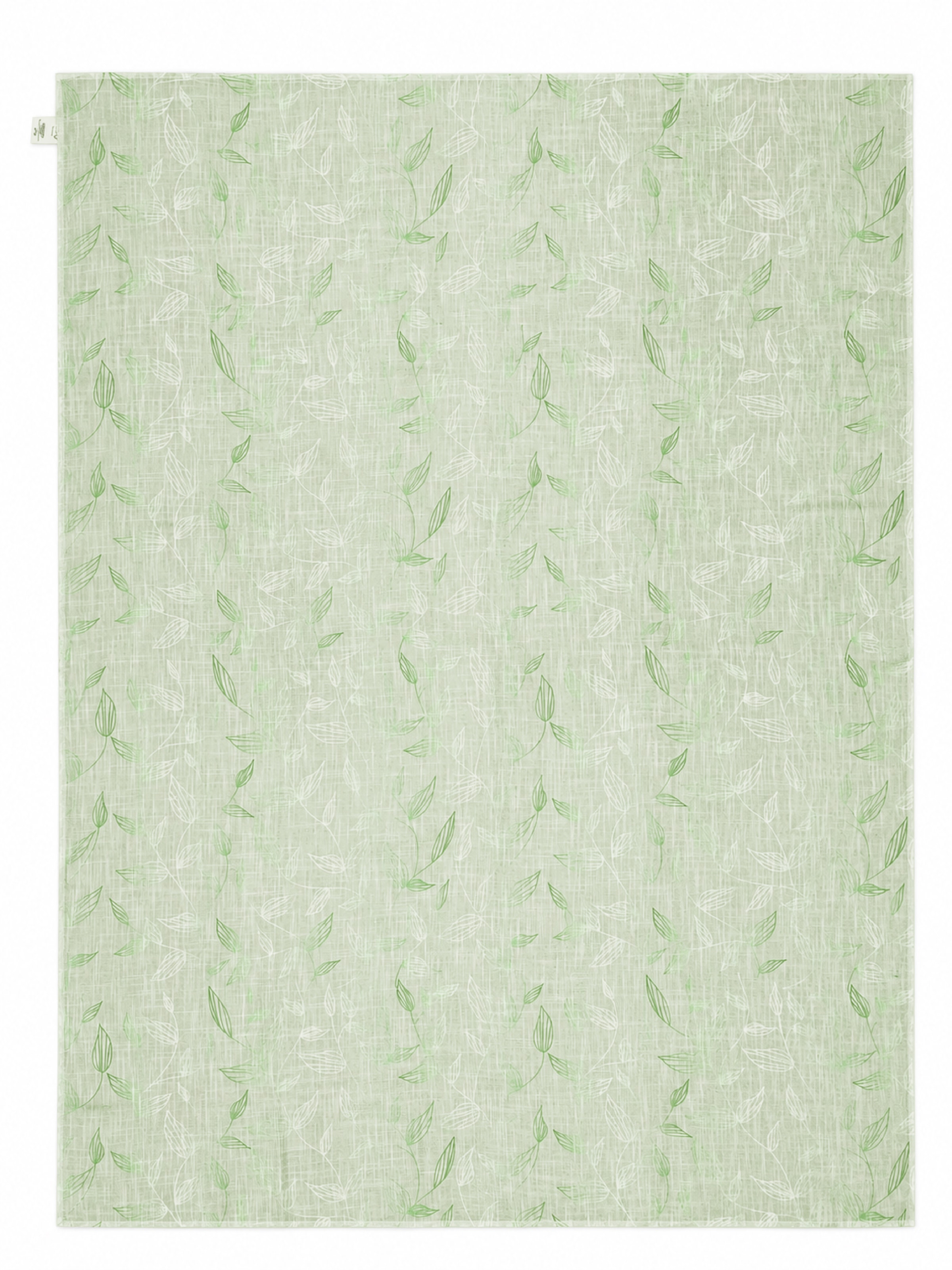 GOODproduct Nappe »Raffon« aspect lin avec motif feuilles, différentes tailles