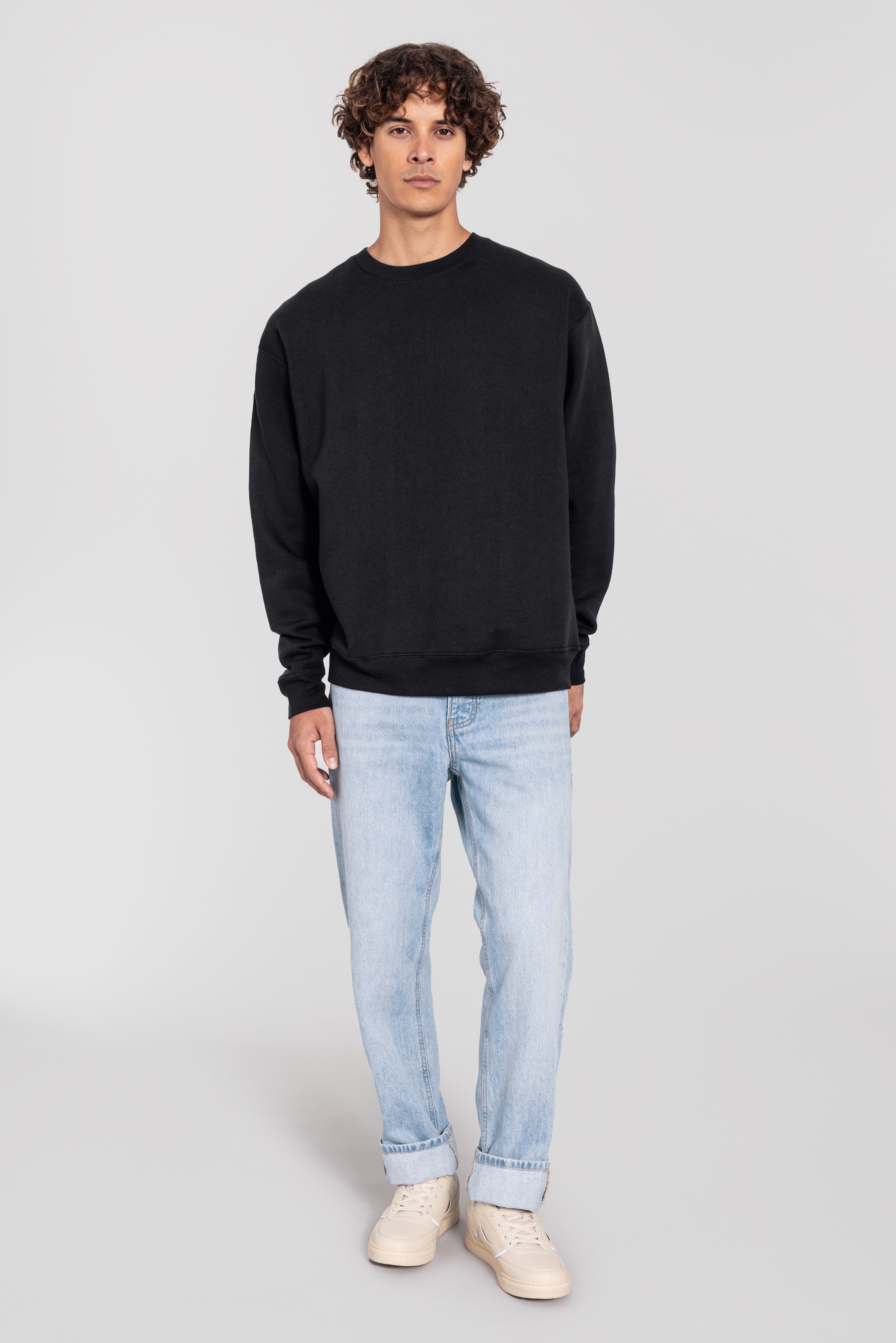 Fruit of the Loom Sweat-shirt »Iconic Premium Sweat«, avec poignets cousus, en coton et polyester,
