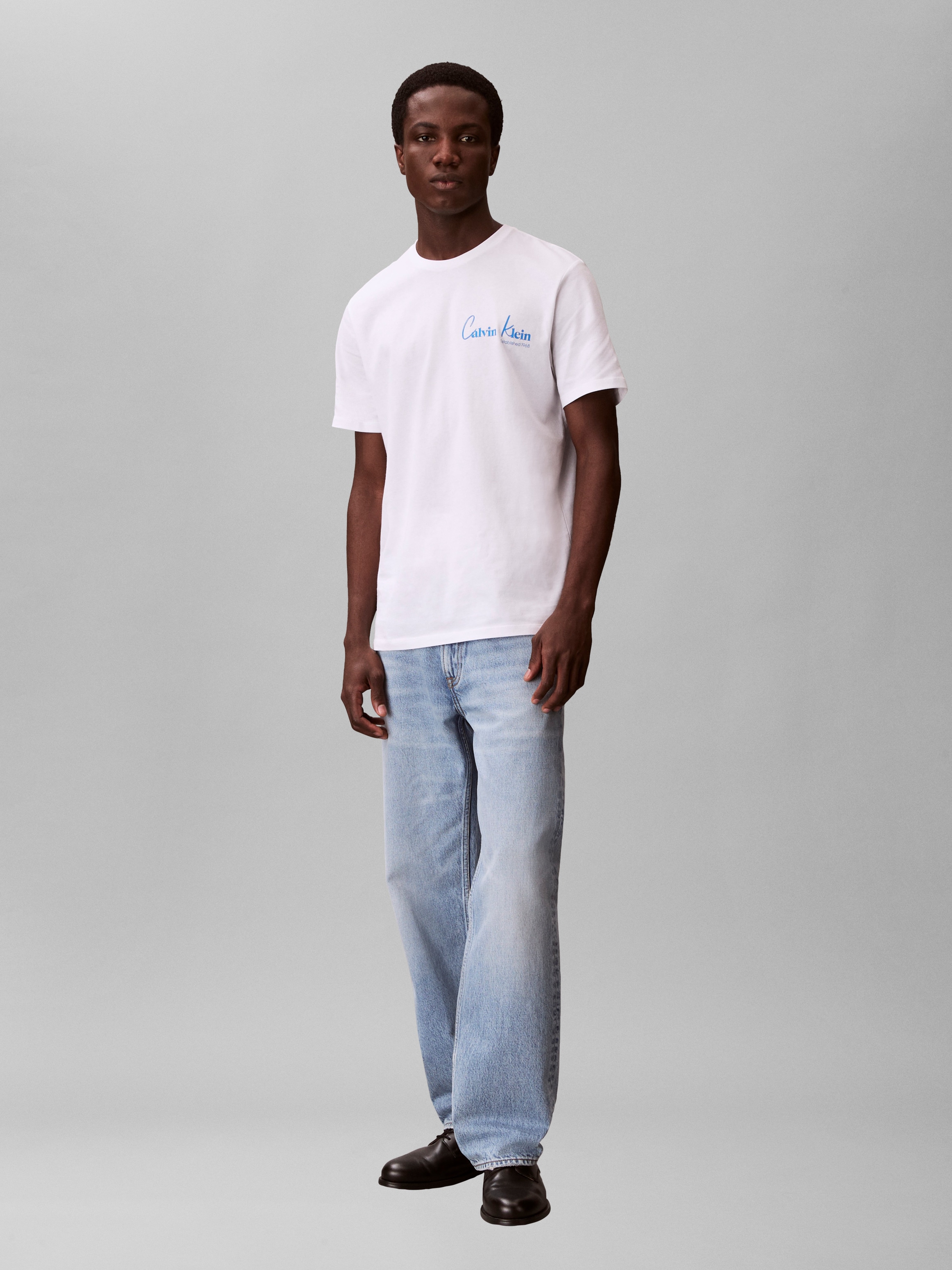 Calvin Klein Jeans T-shirt »JEANS GRAPHICS« Regular fit mit Markenprint