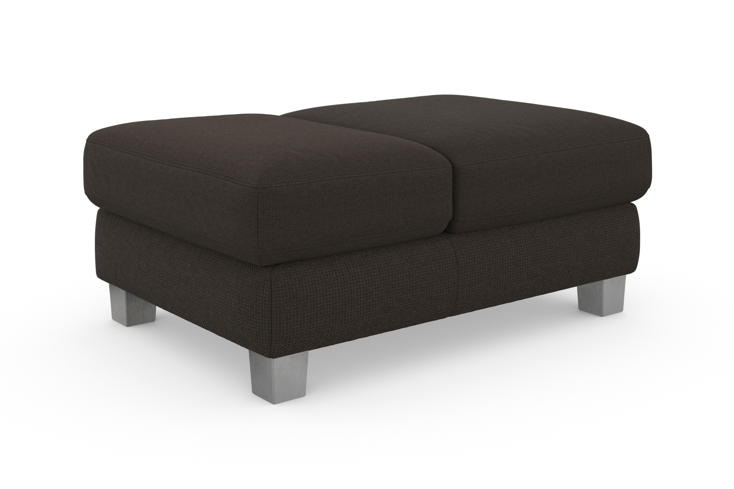 sit&more Polsterhocker »Dundee« mit Klappfunktion, Federkern und hochwertigen Edelstahlfüssen