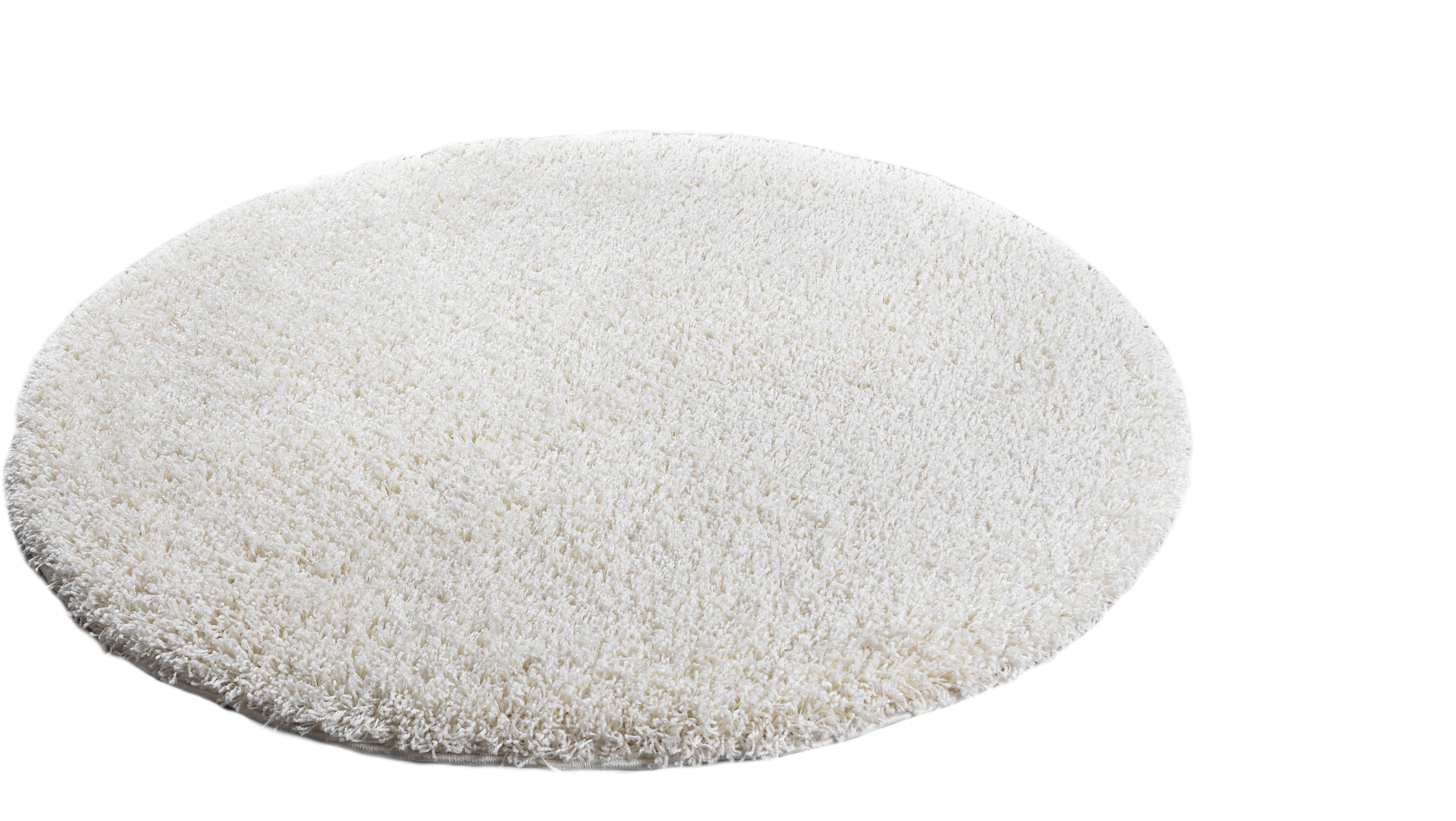 my home Teppich »Viva Teppich rund« rund 45 mm Höhe Uni-Farben, einfarbig, besonders weich und kuschelig