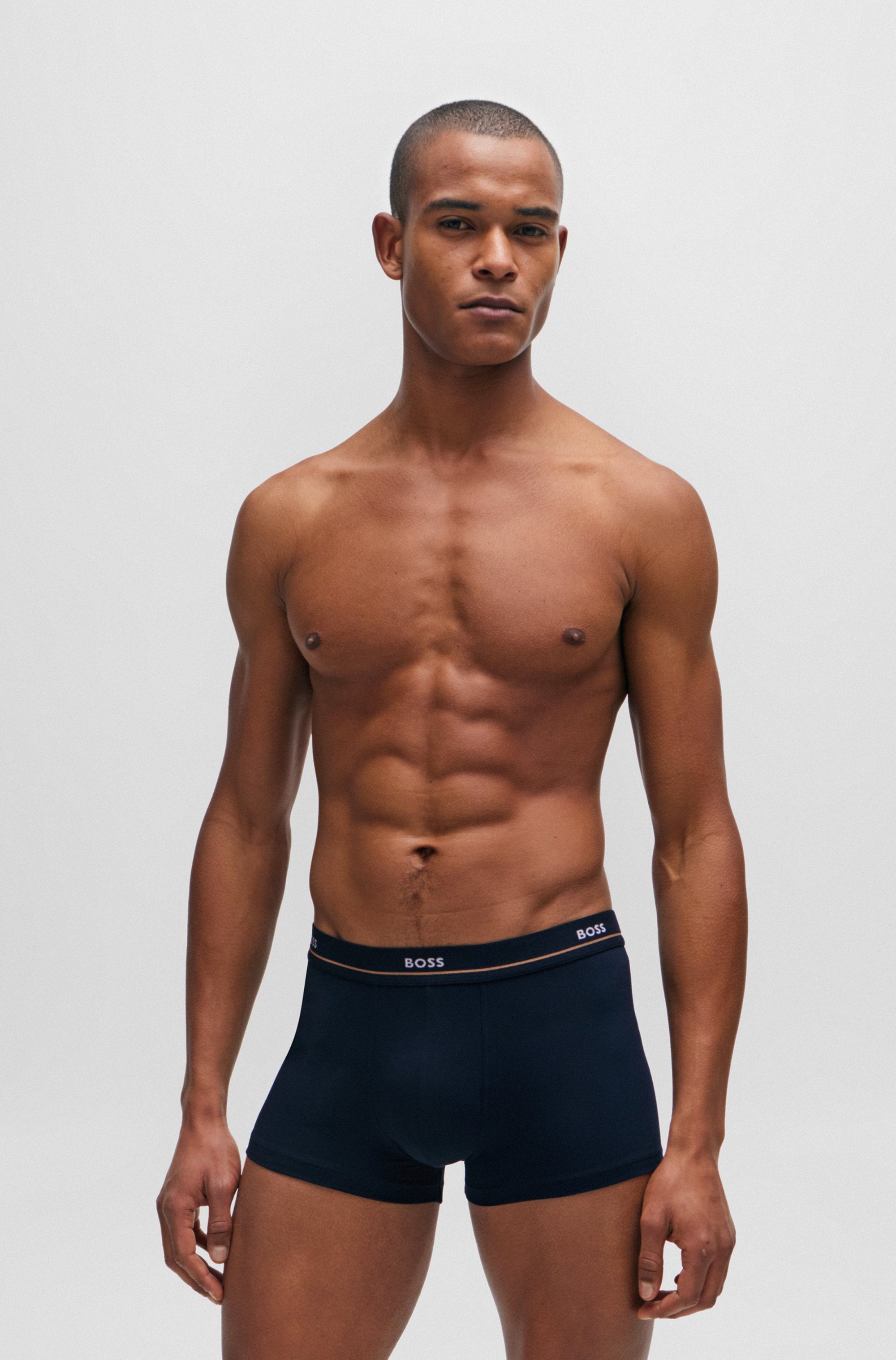 BOSS Tronc »Trunk 5P Essential« Packung, 5er Pack, 5 cuis mit modischem, teilweise kontrastfarbenen BOSS Logo-Elastikbund