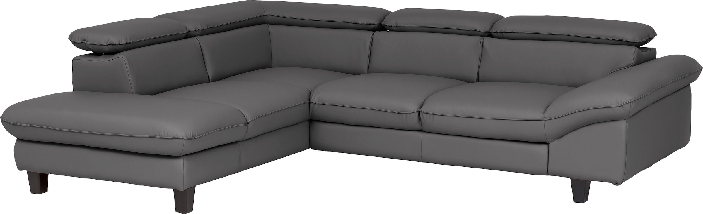 Home affaire Ecksofa »Pilot L-Form« mit Kopfteilverstellung, wahlweise mit Bettfunktion & Bettkasten